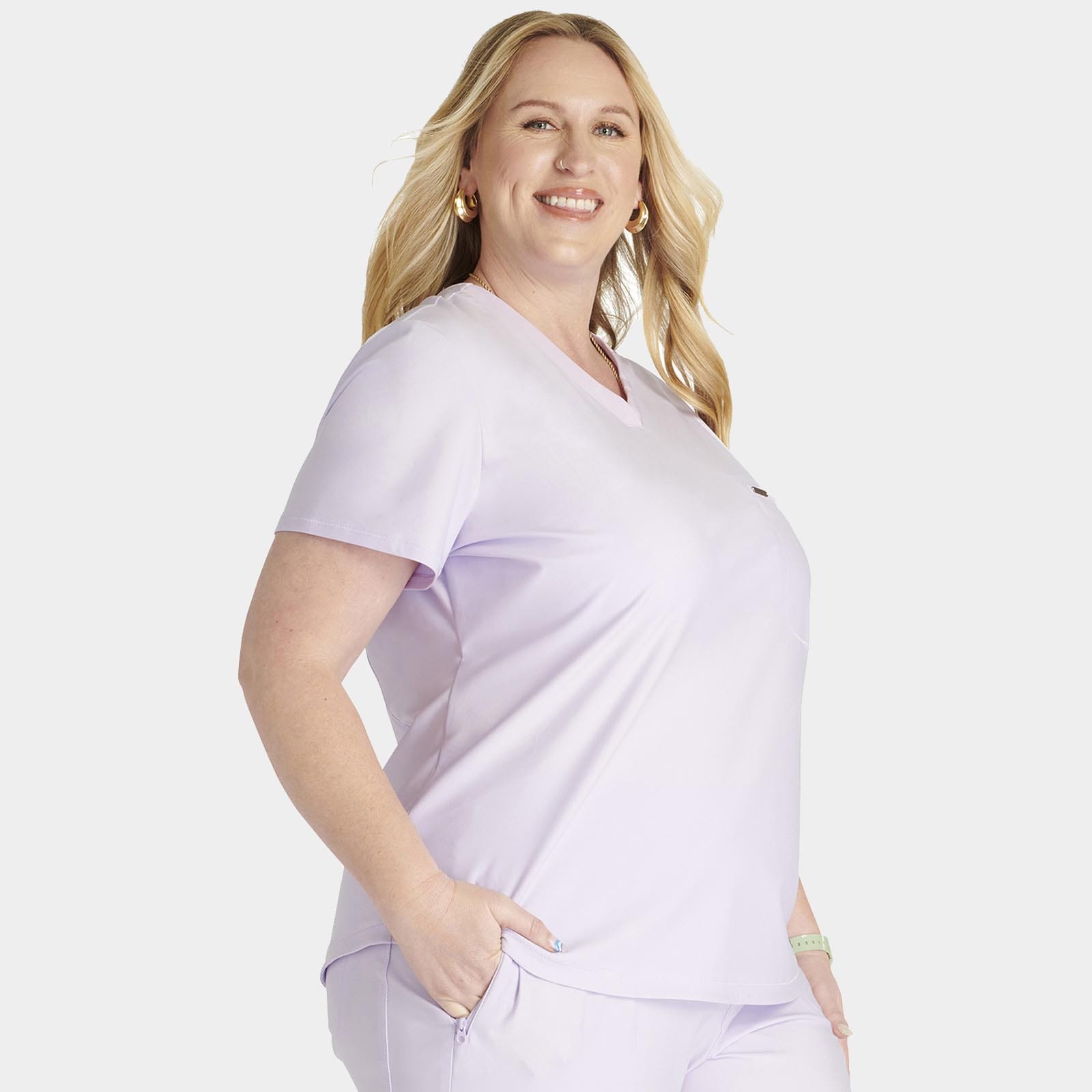 Tuckable V-Neck Top | CK819