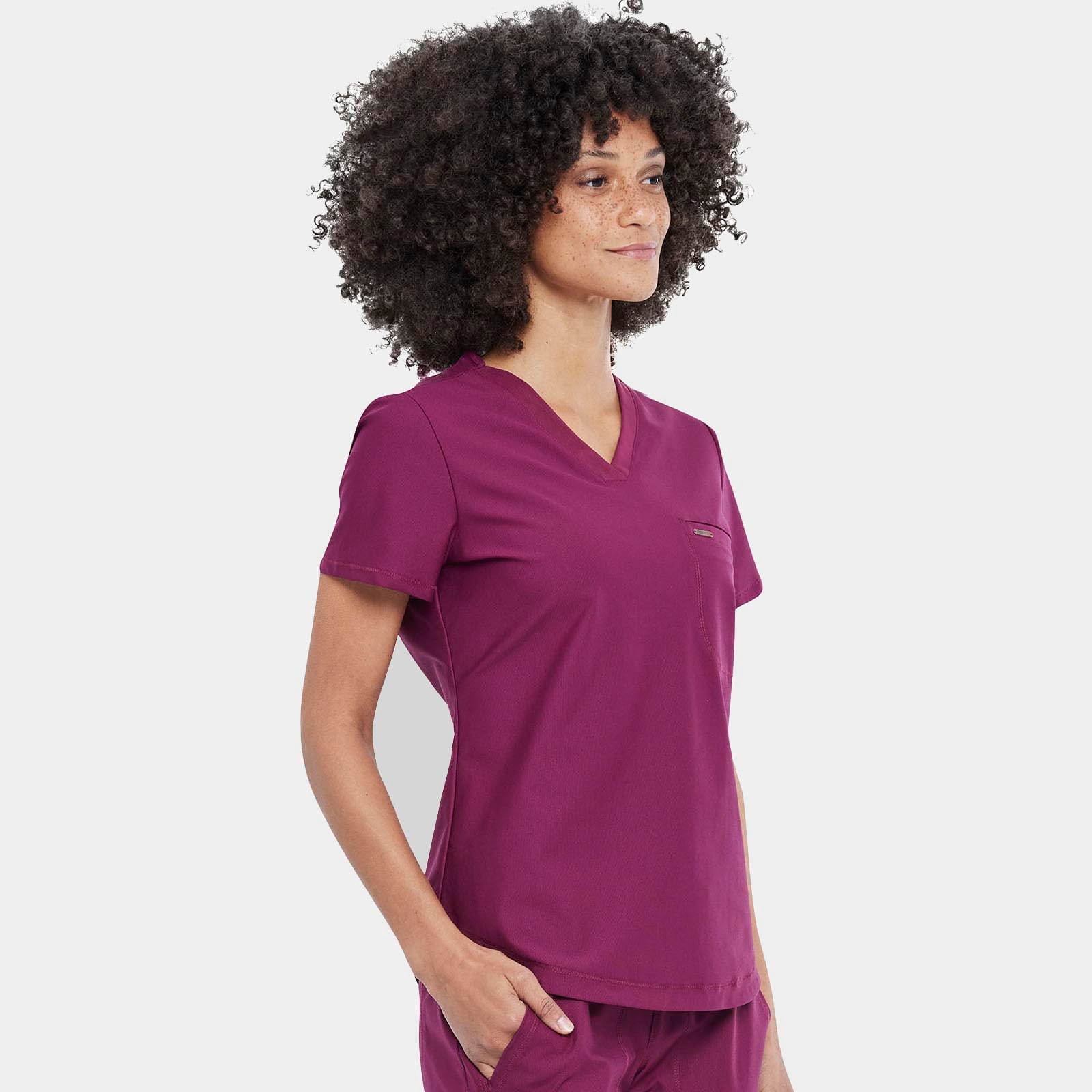 Tuckable V-Neck Top | CK819