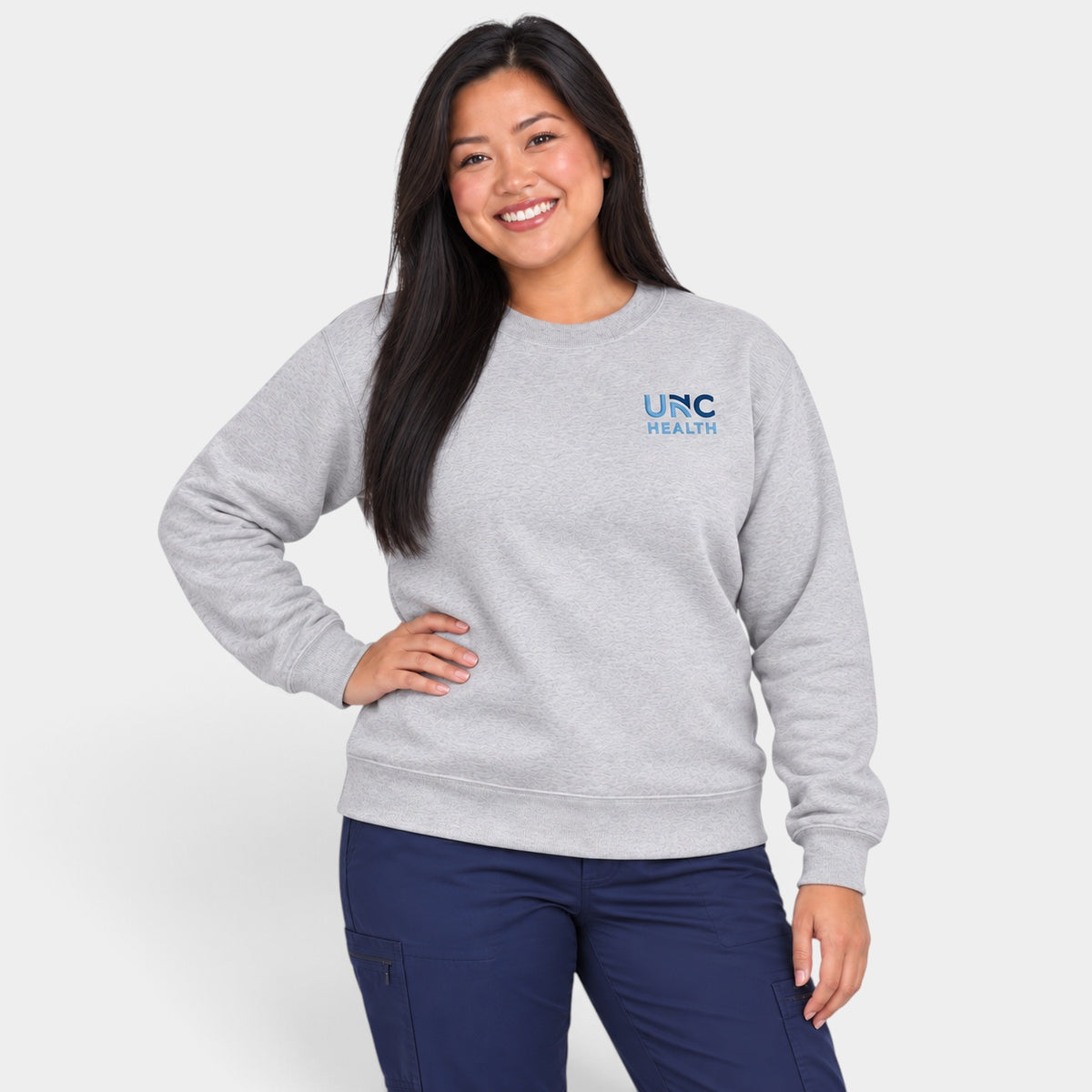 UNC Health – Crewneck Sweatshirt – Ash