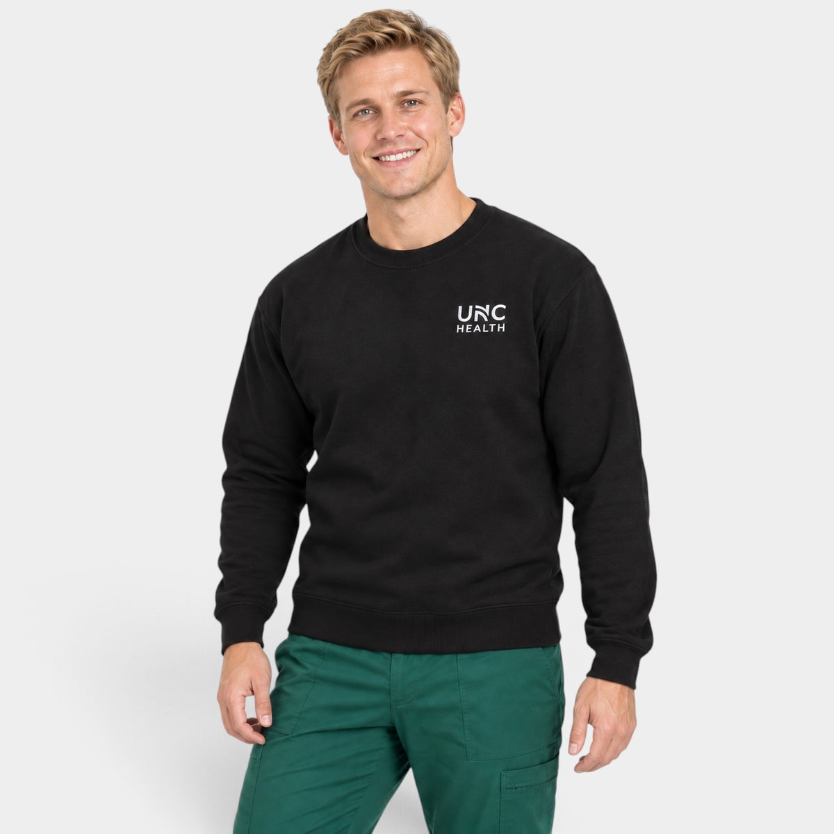 UNC Health – Crewneck Sweatshirt – Black