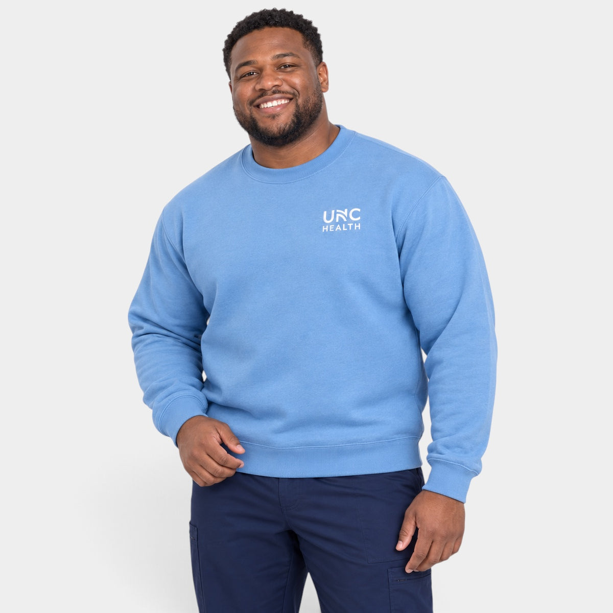 UNC Health – Crewneck Sweatshirt – Carolina Blue