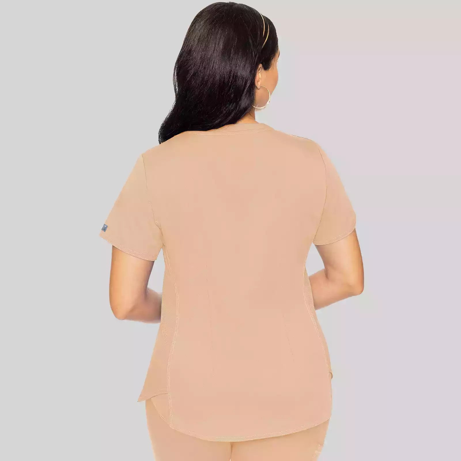V-Neck Shirttail Top | MC7459