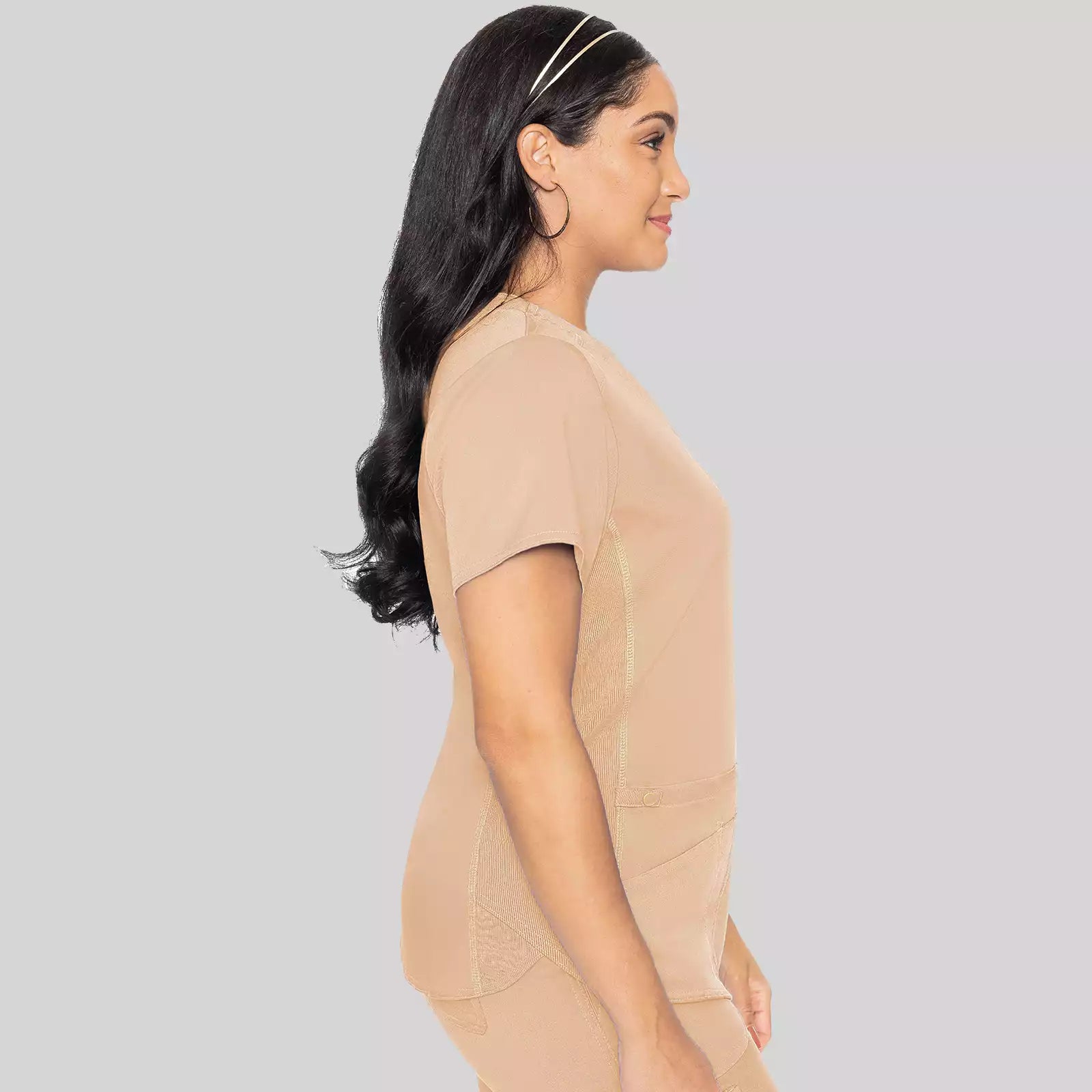 V-Neck Shirttail Top | MC7459