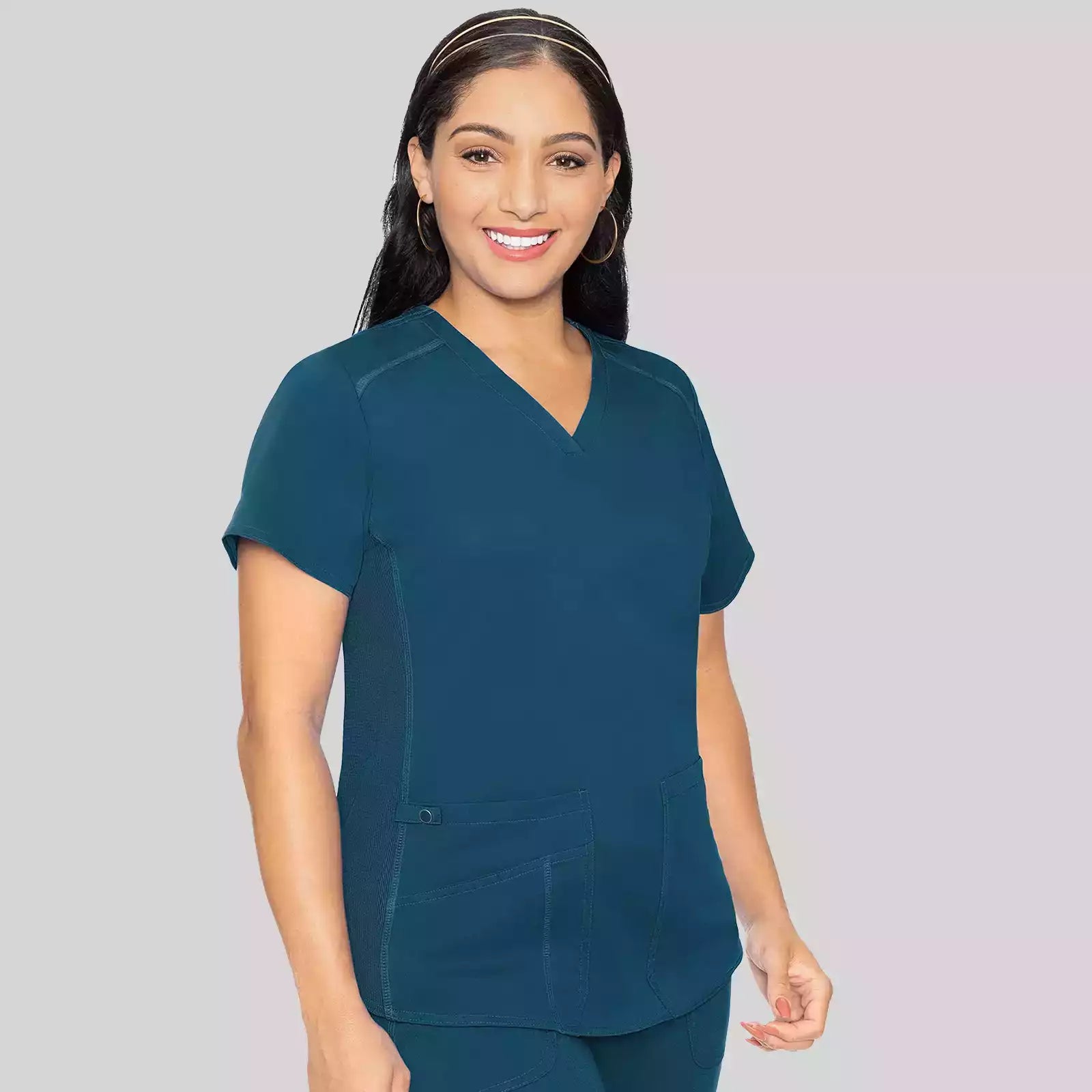 V-Neck Shirttail Top | MC7459