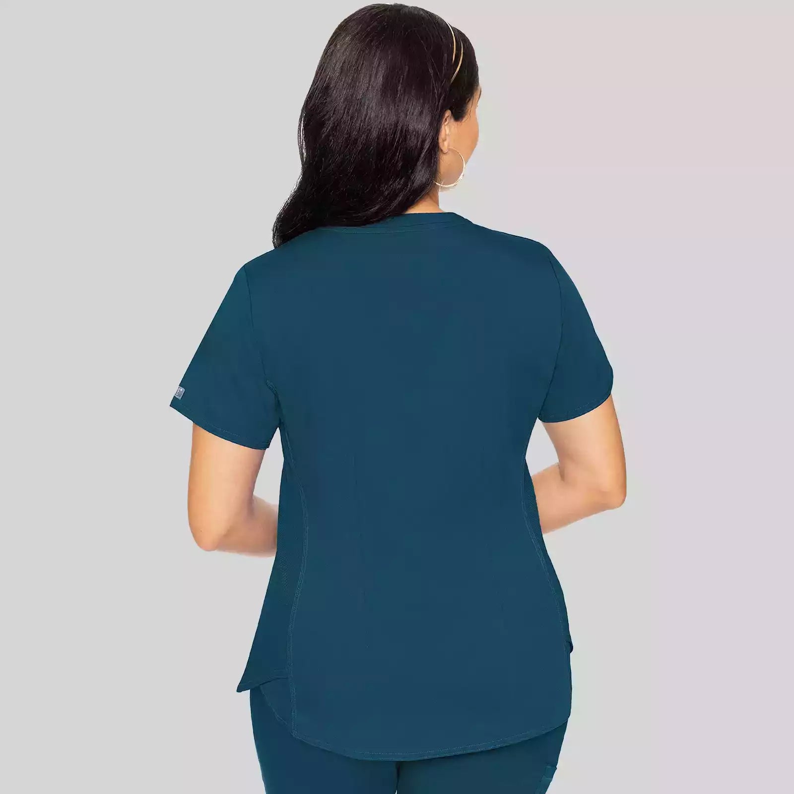 V-Neck Shirttail Top | MC7459