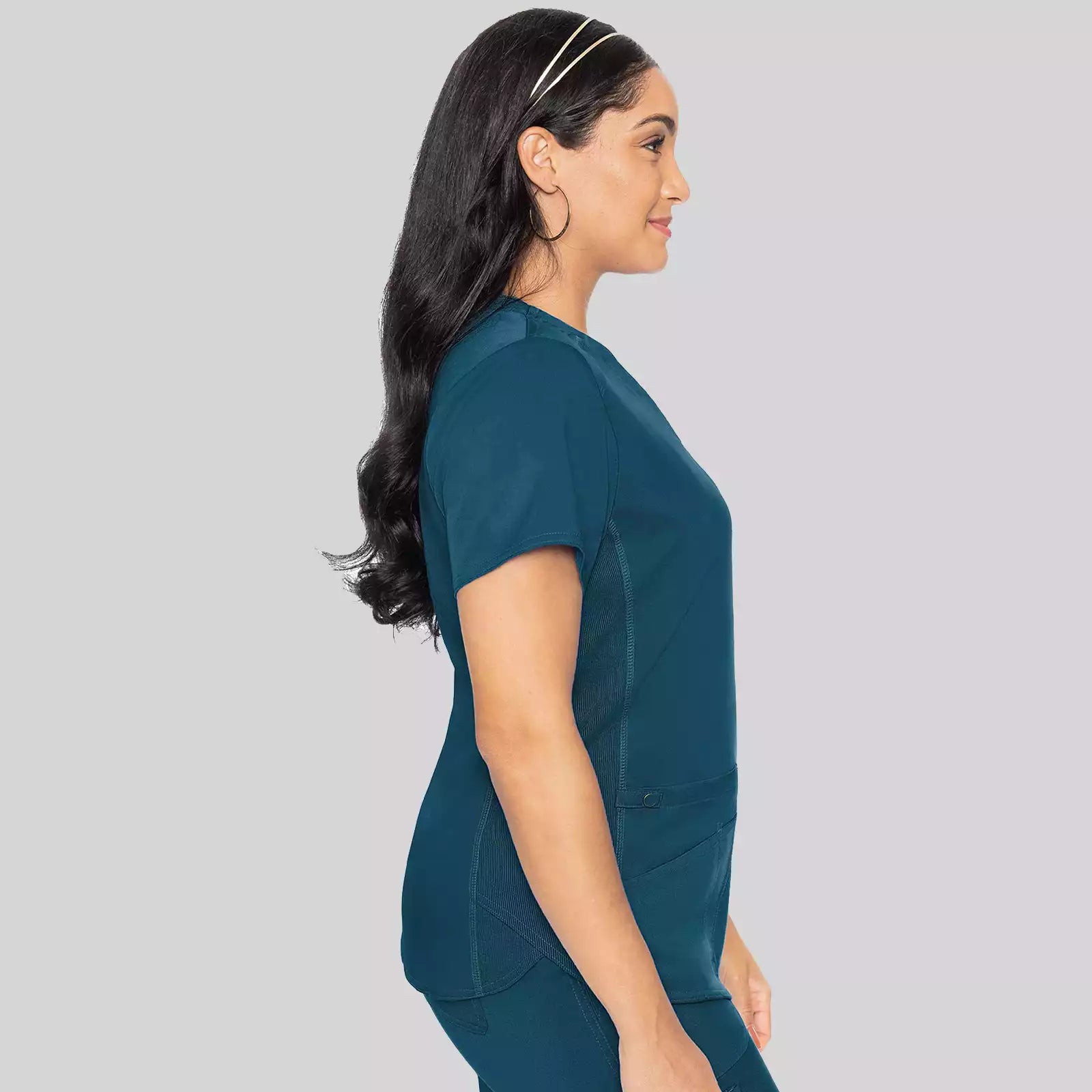 V-Neck Shirttail Top | MC7459