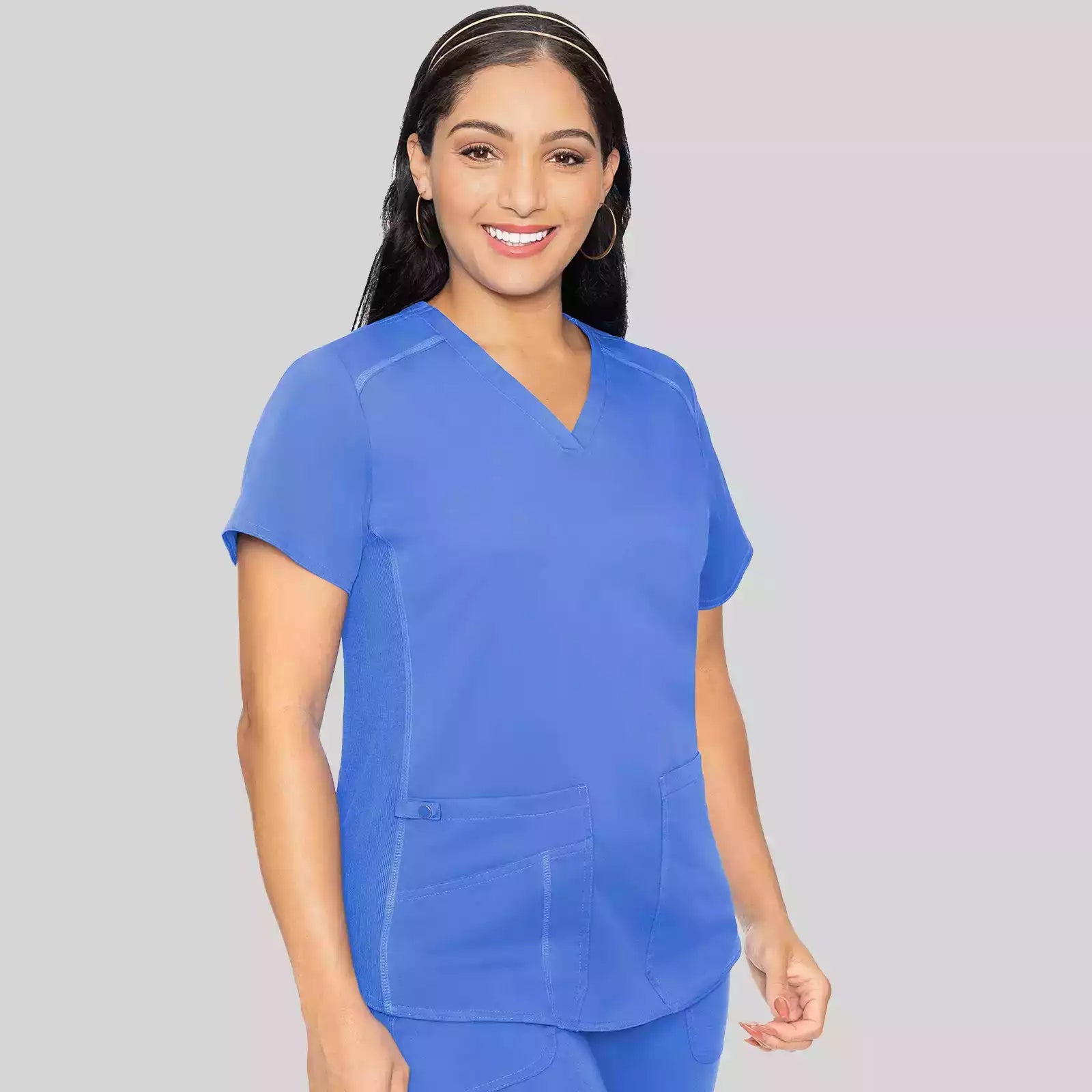 V-Neck Shirttail Top | MC7459