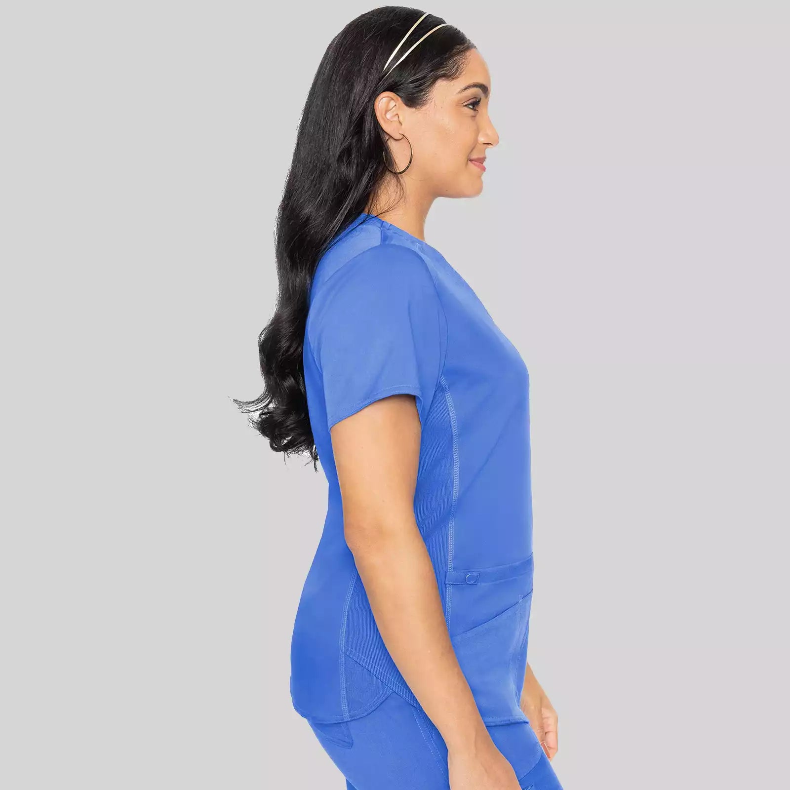 V-Neck Shirttail Top | MC7459