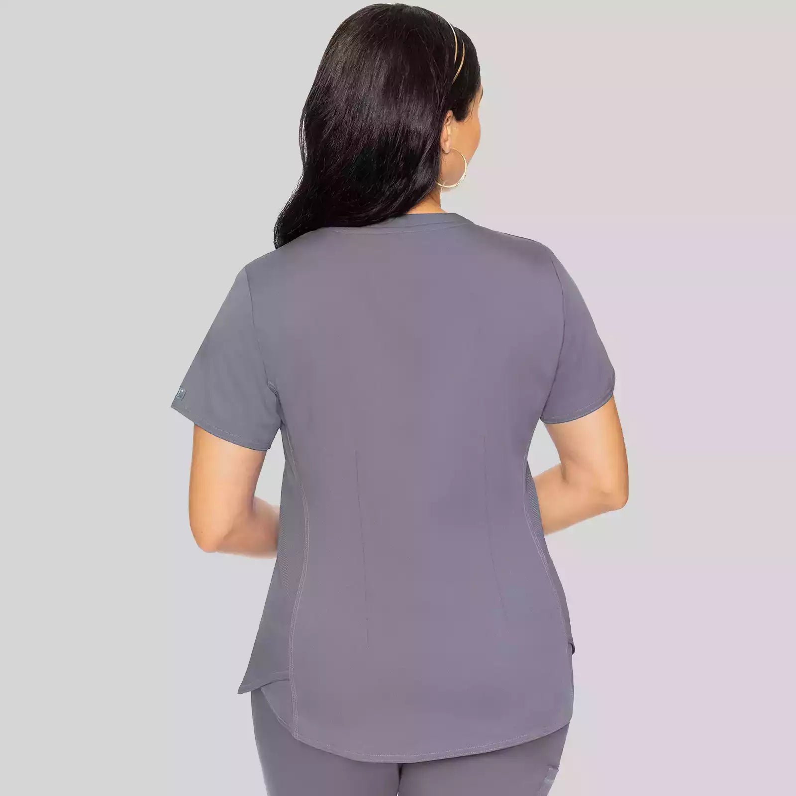 V-Neck Shirttail Top | MC7459