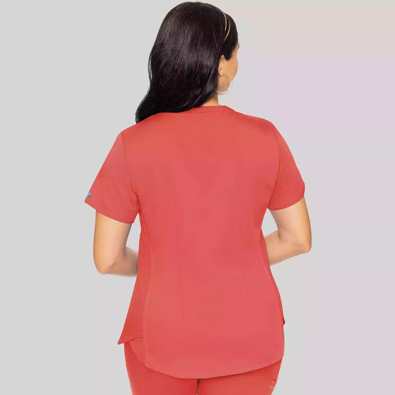 V-Neck Shirttail Top | MC7459