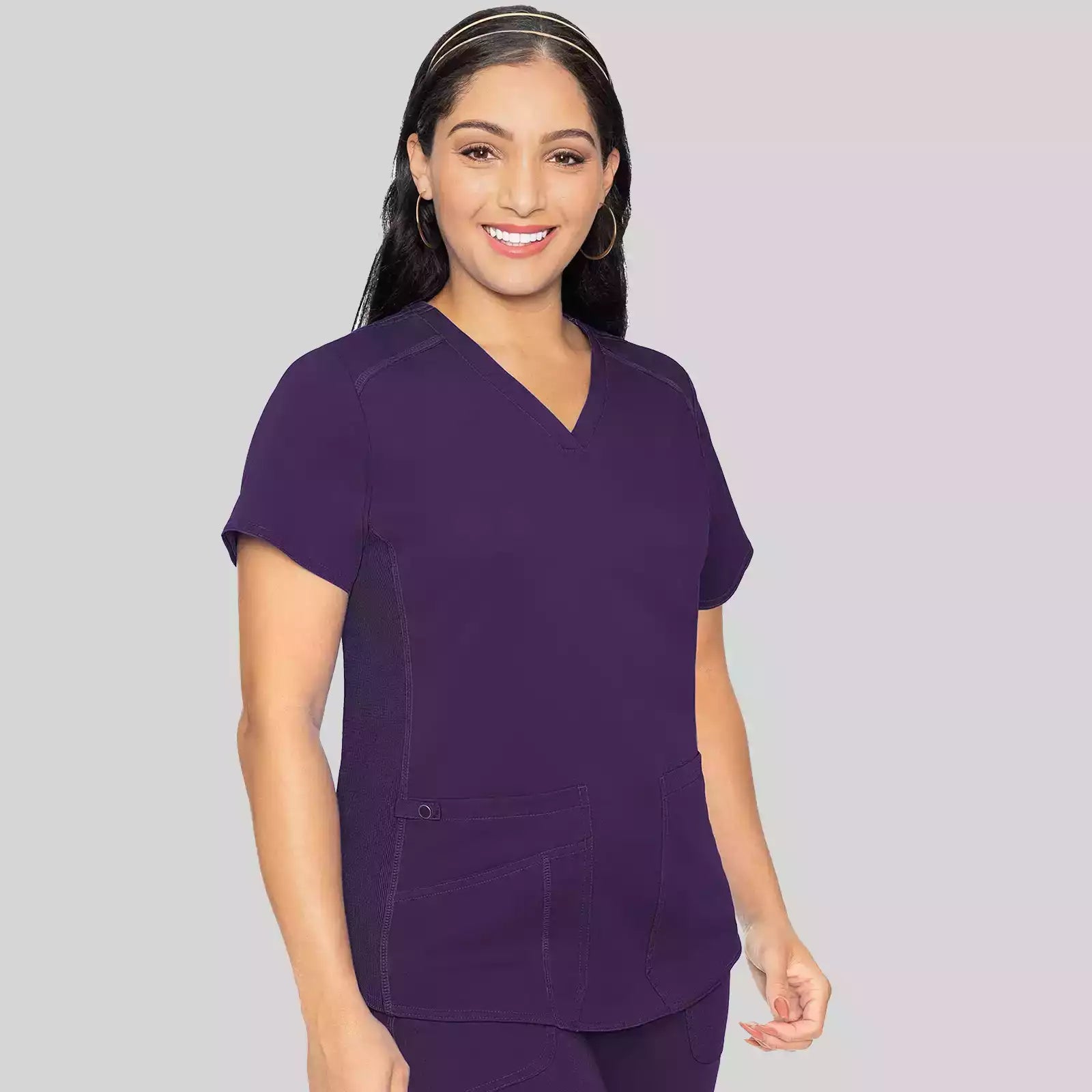 V-Neck Shirttail Top | MC7459