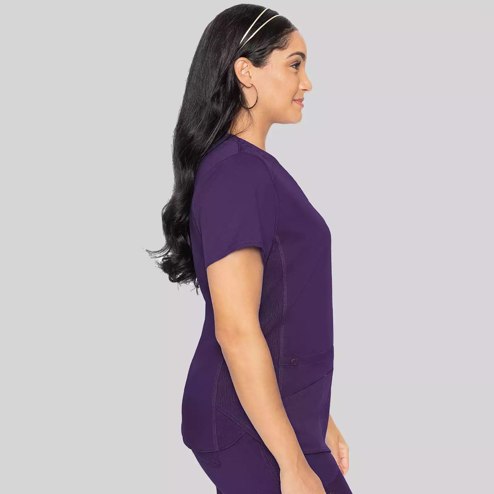 V-Neck Shirttail Top | MC7459