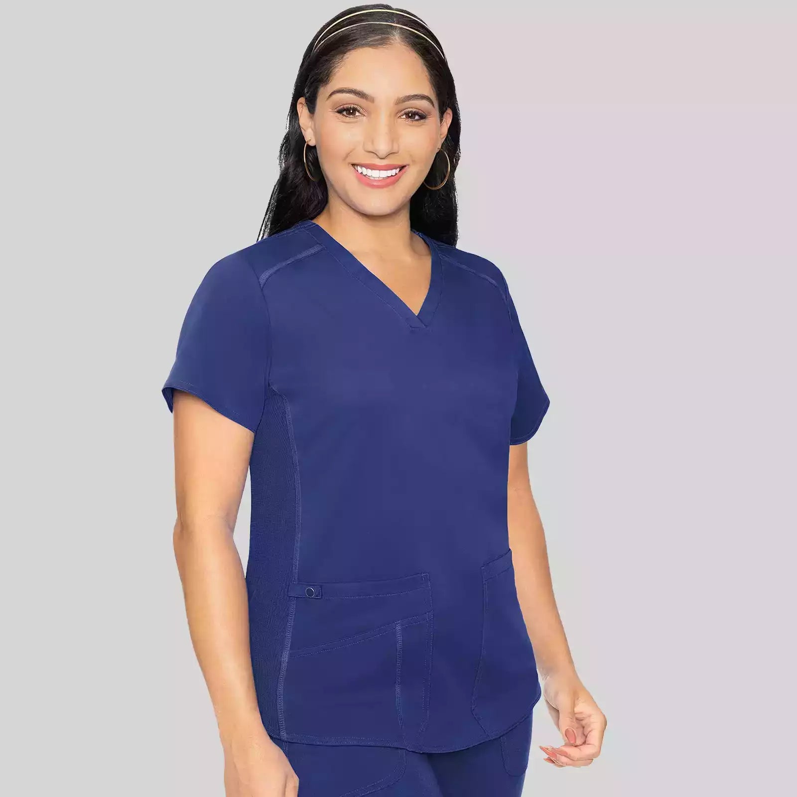V-Neck Shirttail Top | MC7459