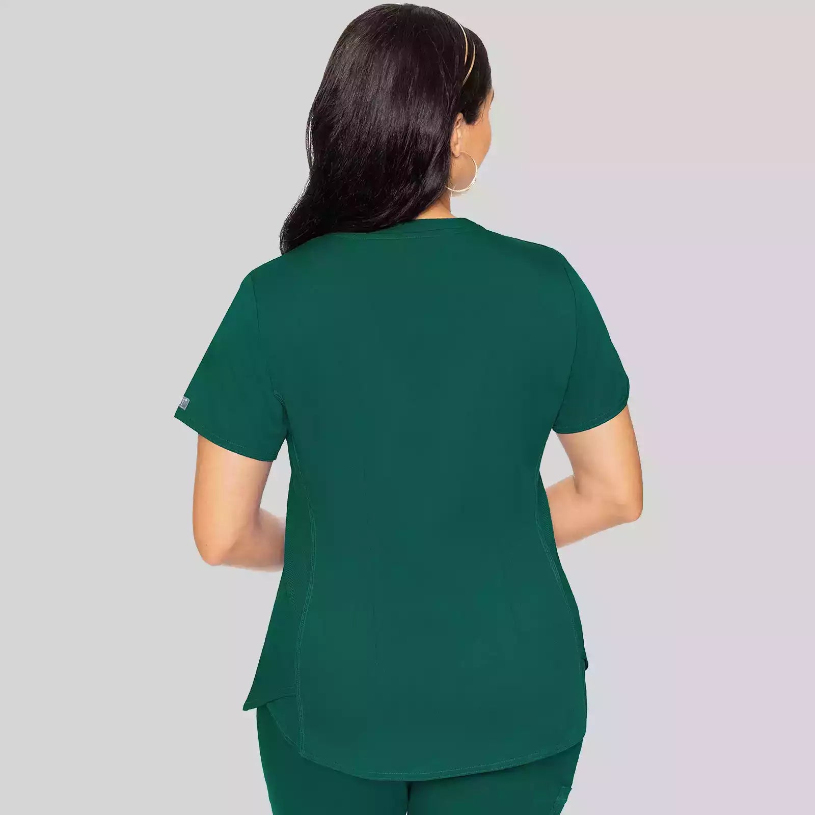 V-Neck Shirttail Top | MC7459