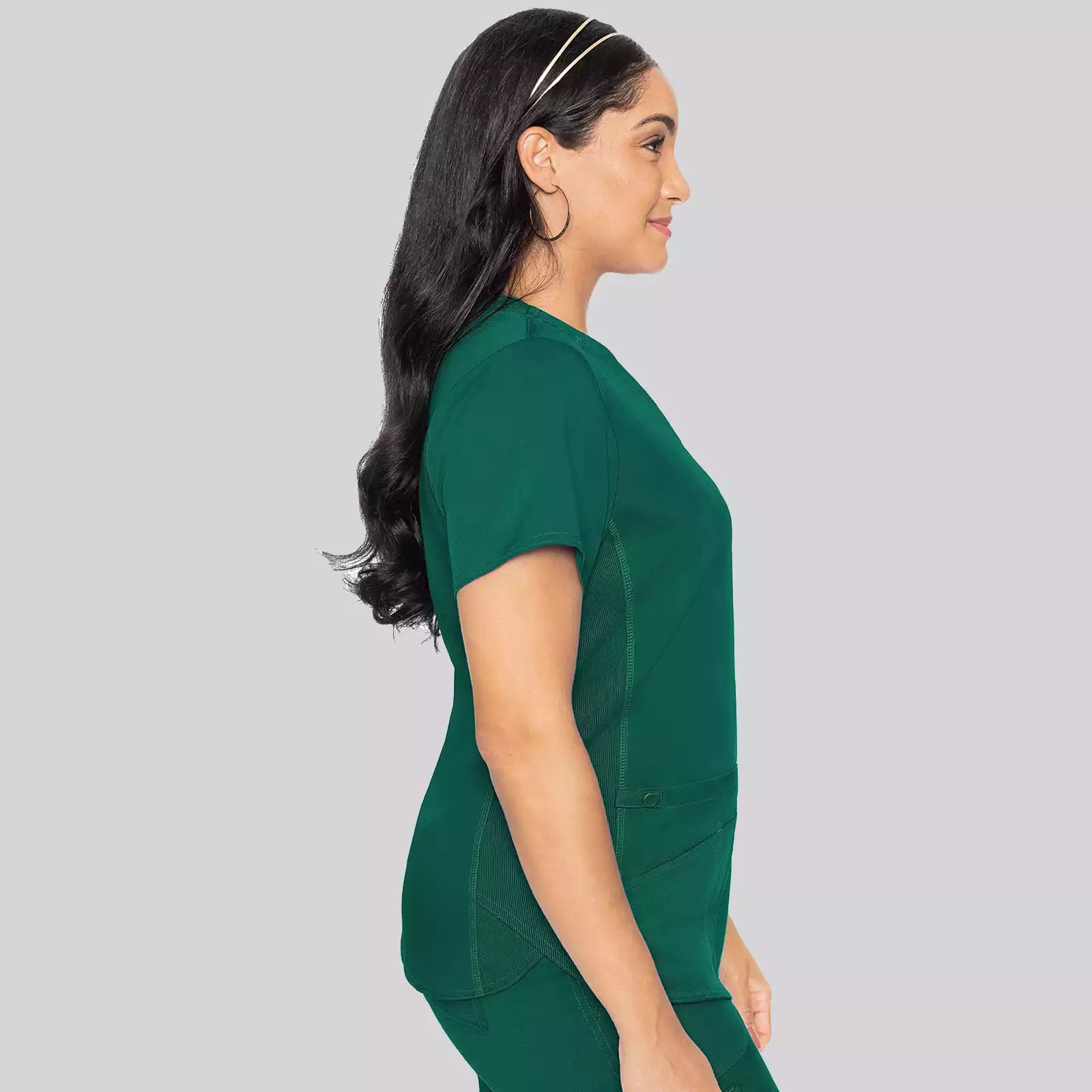 V-Neck Shirttail Top | MC7459