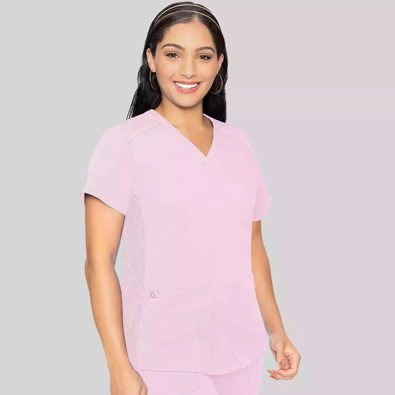 V-Neck Shirttail Top | MC7459