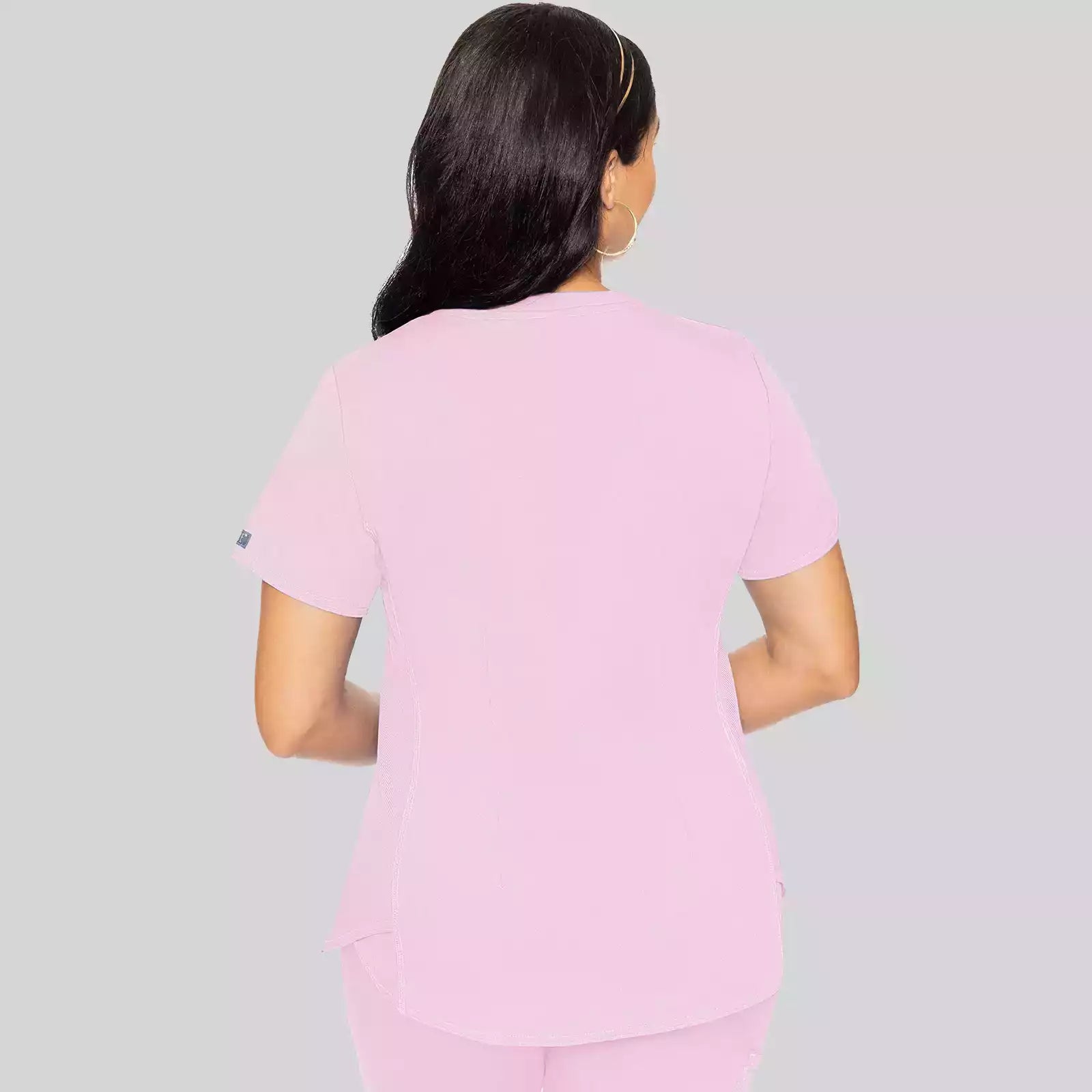 V-Neck Shirttail Top | MC7459