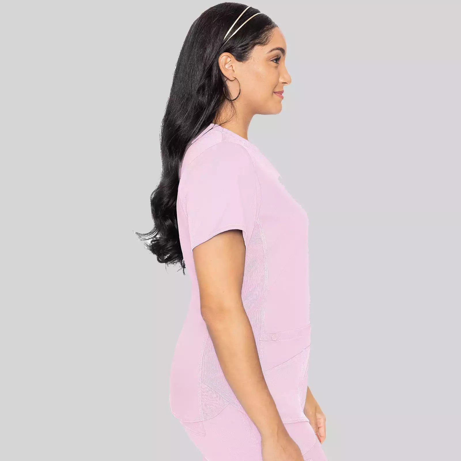 V-Neck Shirttail Top | MC7459