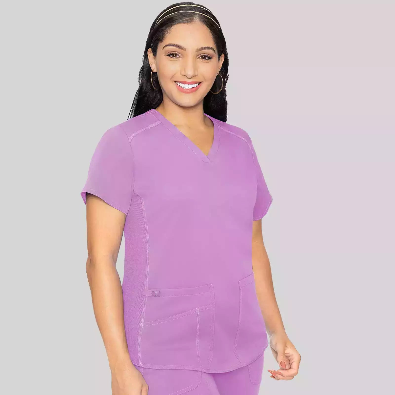 V-Neck Shirttail Top | MC7459