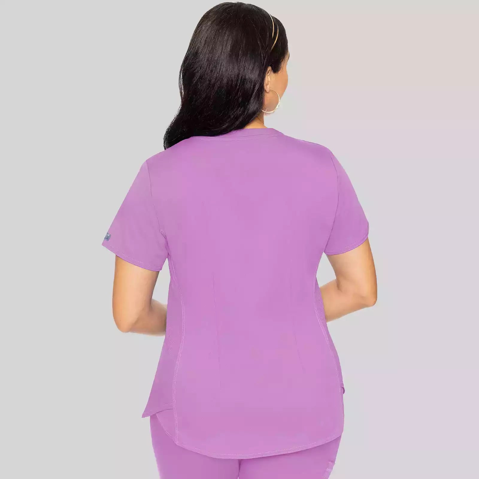 V-Neck Shirttail Top | MC7459