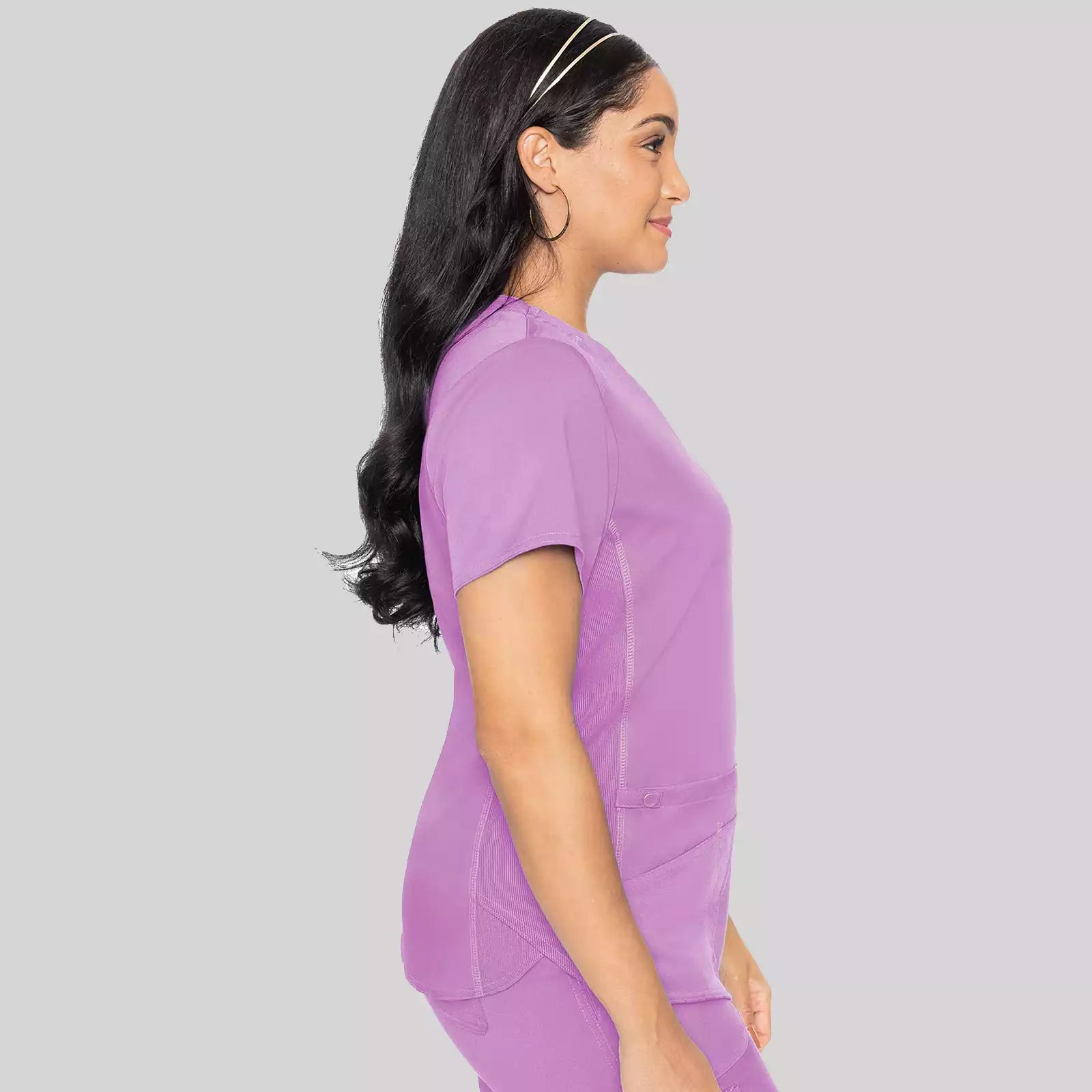 V-Neck Shirttail Top | MC7459