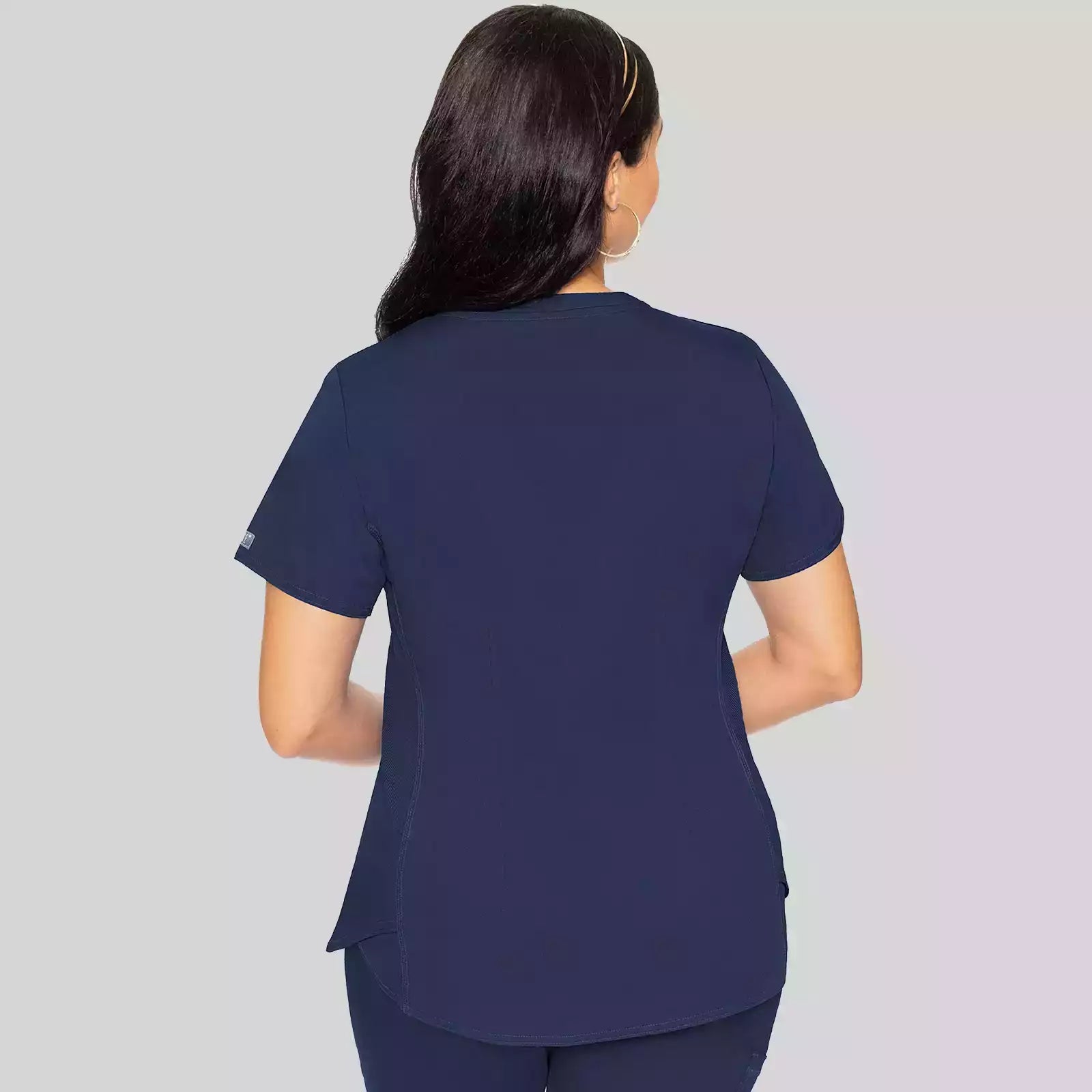 V-Neck Shirttail Top | MC7459