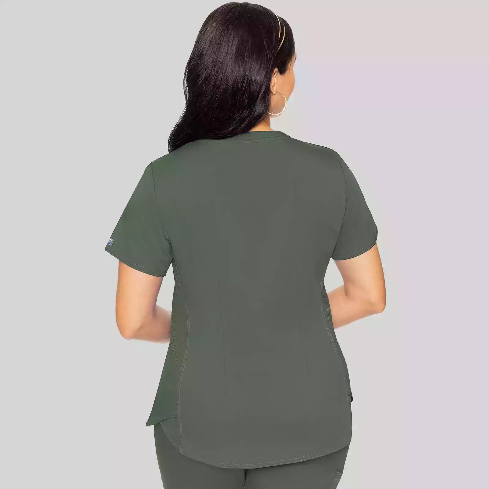 V-Neck Shirttail Top | MC7459