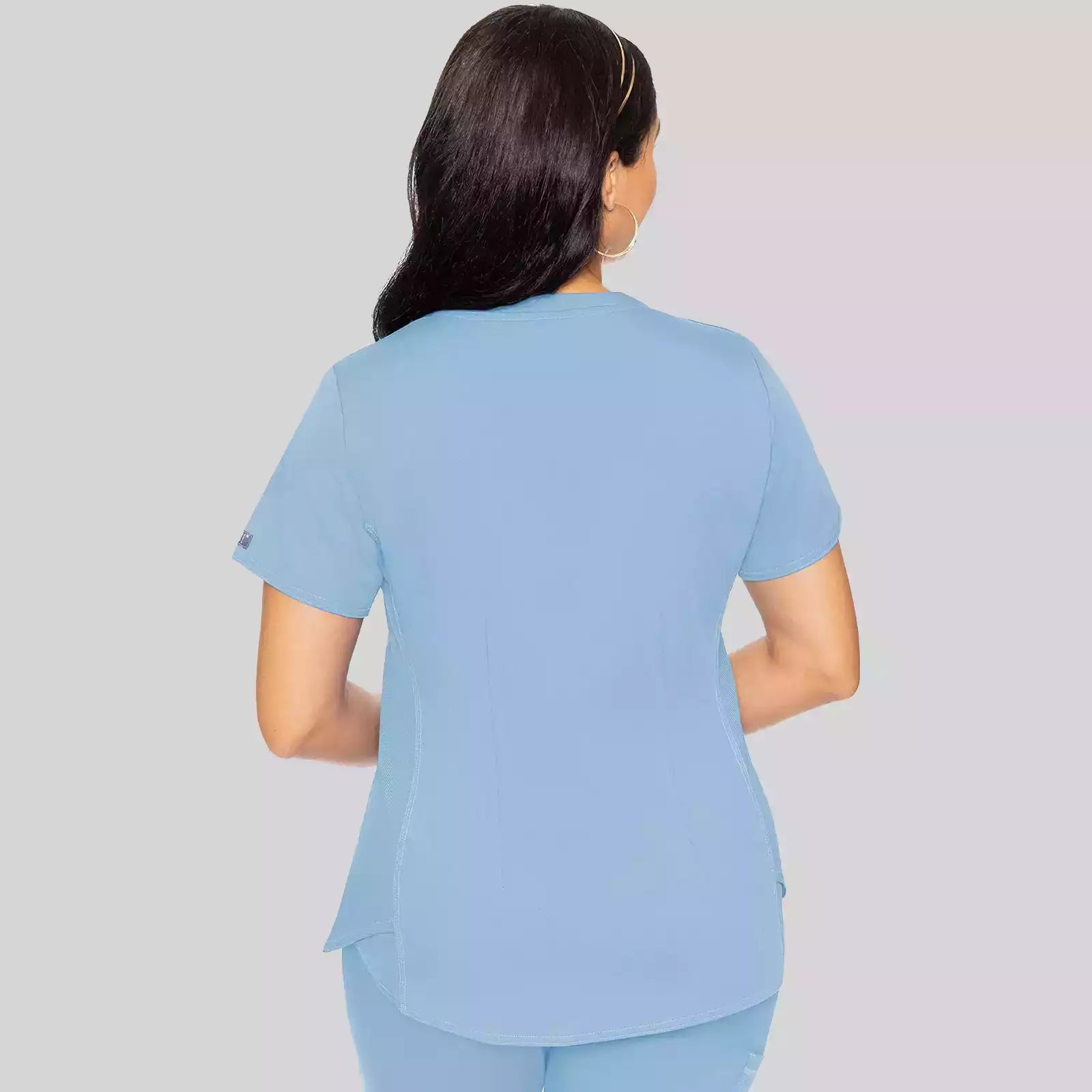 V-Neck Shirttail Top | MC7459