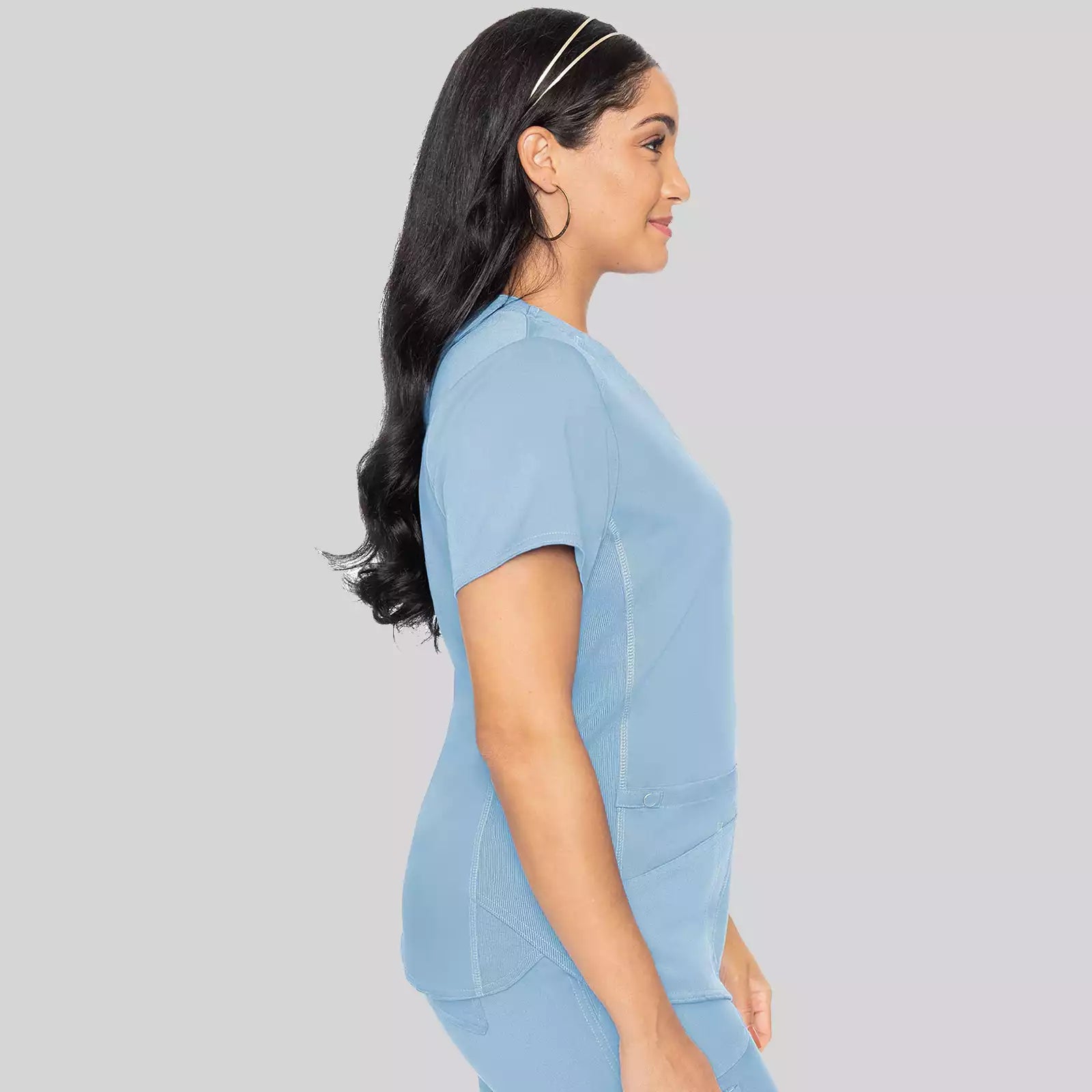 V-Neck Shirttail Top | MC7459