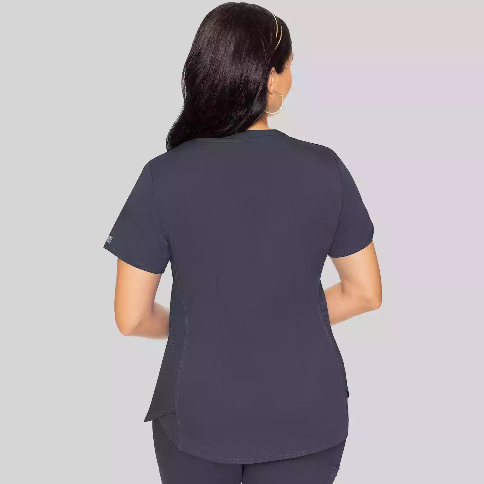 V-Neck Shirttail Top | MC7459