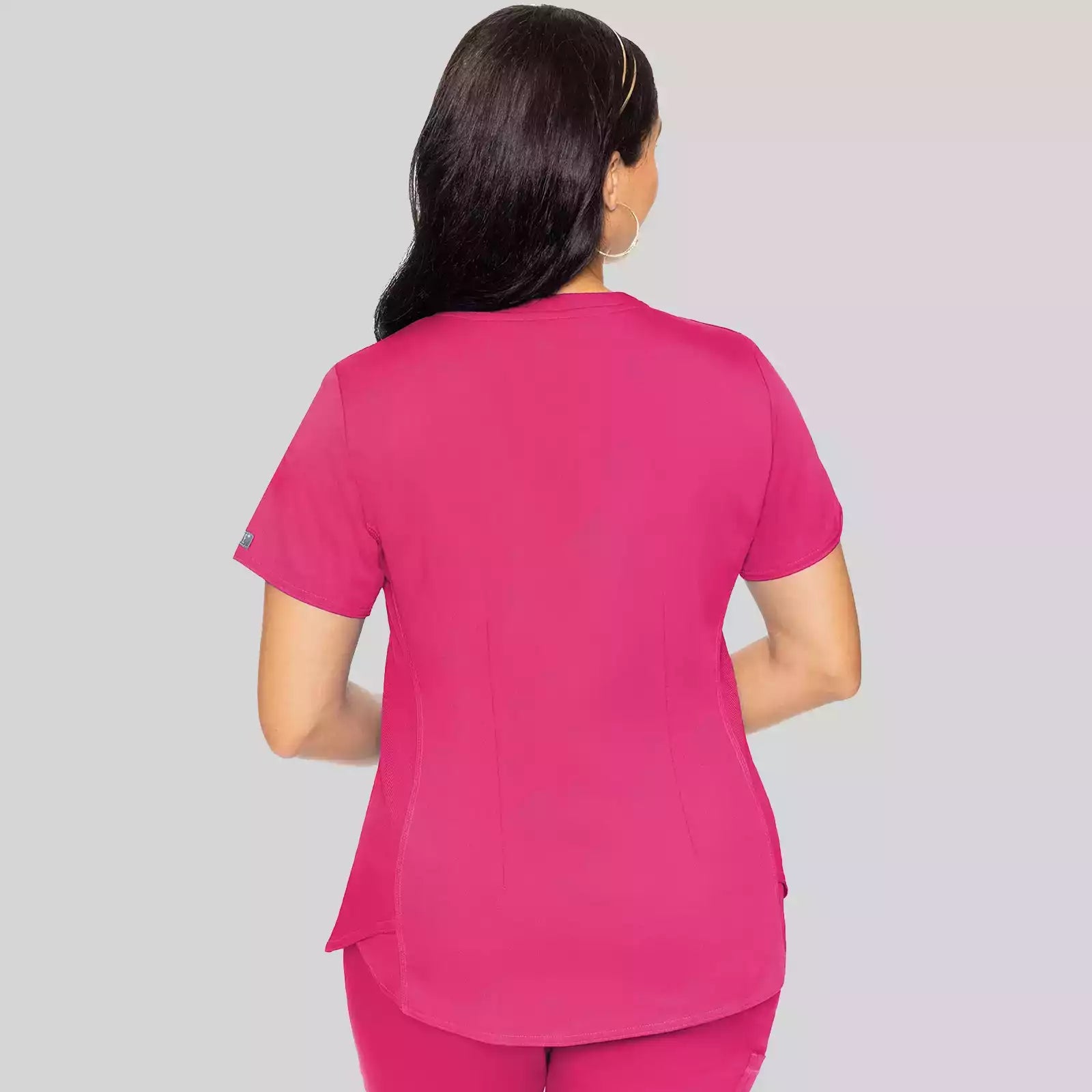 V-Neck Shirttail Top | MC7459