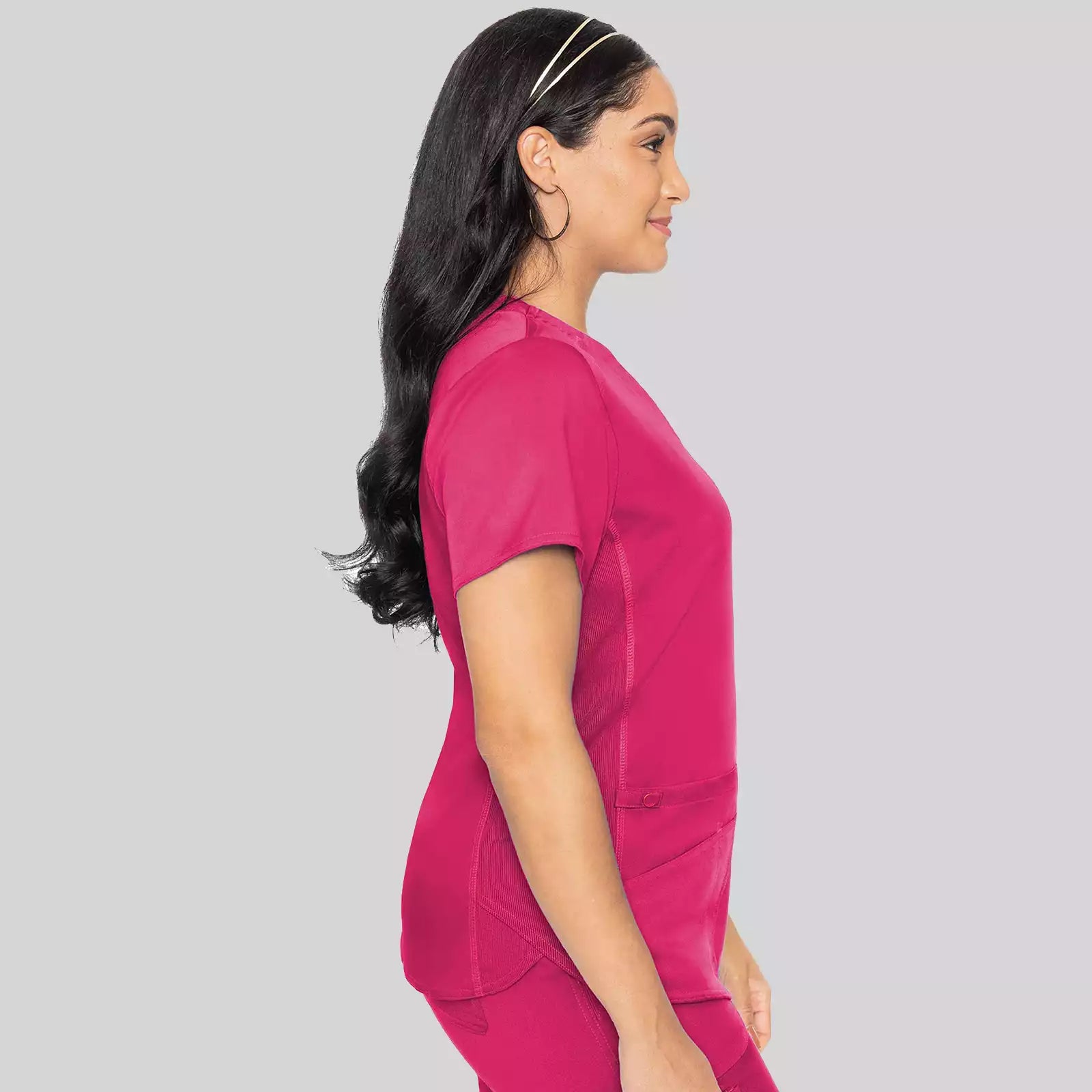 V-Neck Shirttail Top | MC7459