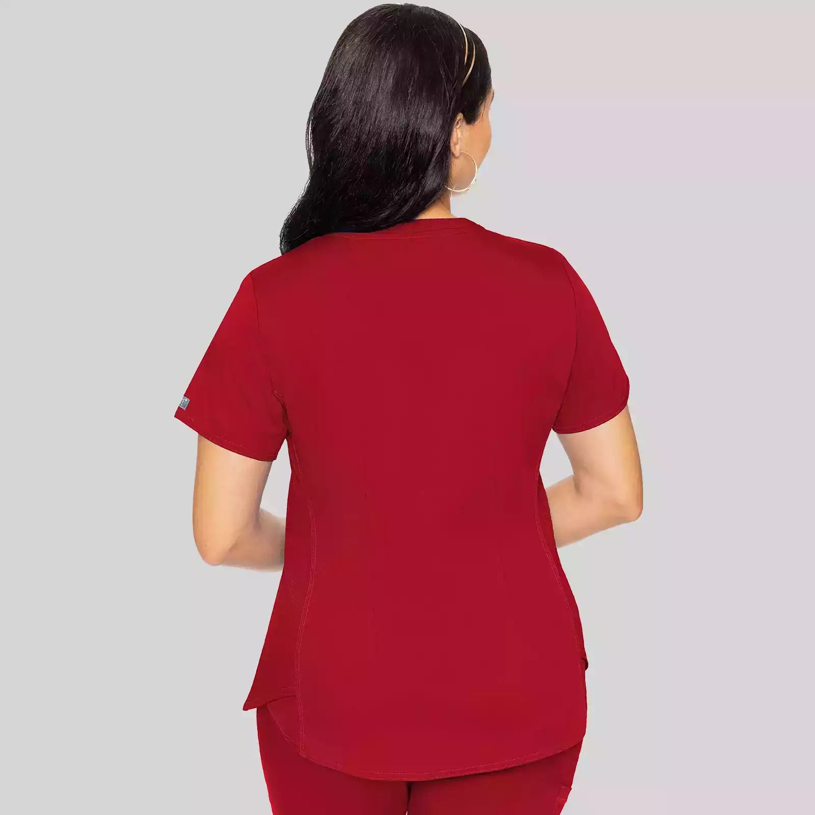 V-Neck Shirttail Top | MC7459