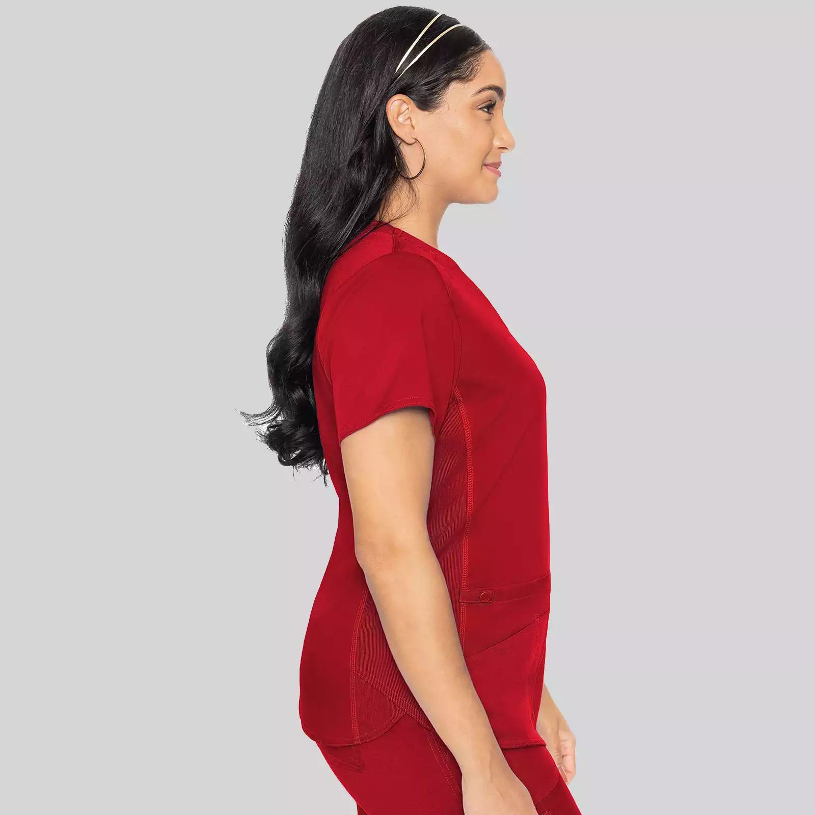 V-Neck Shirttail Top | MC7459