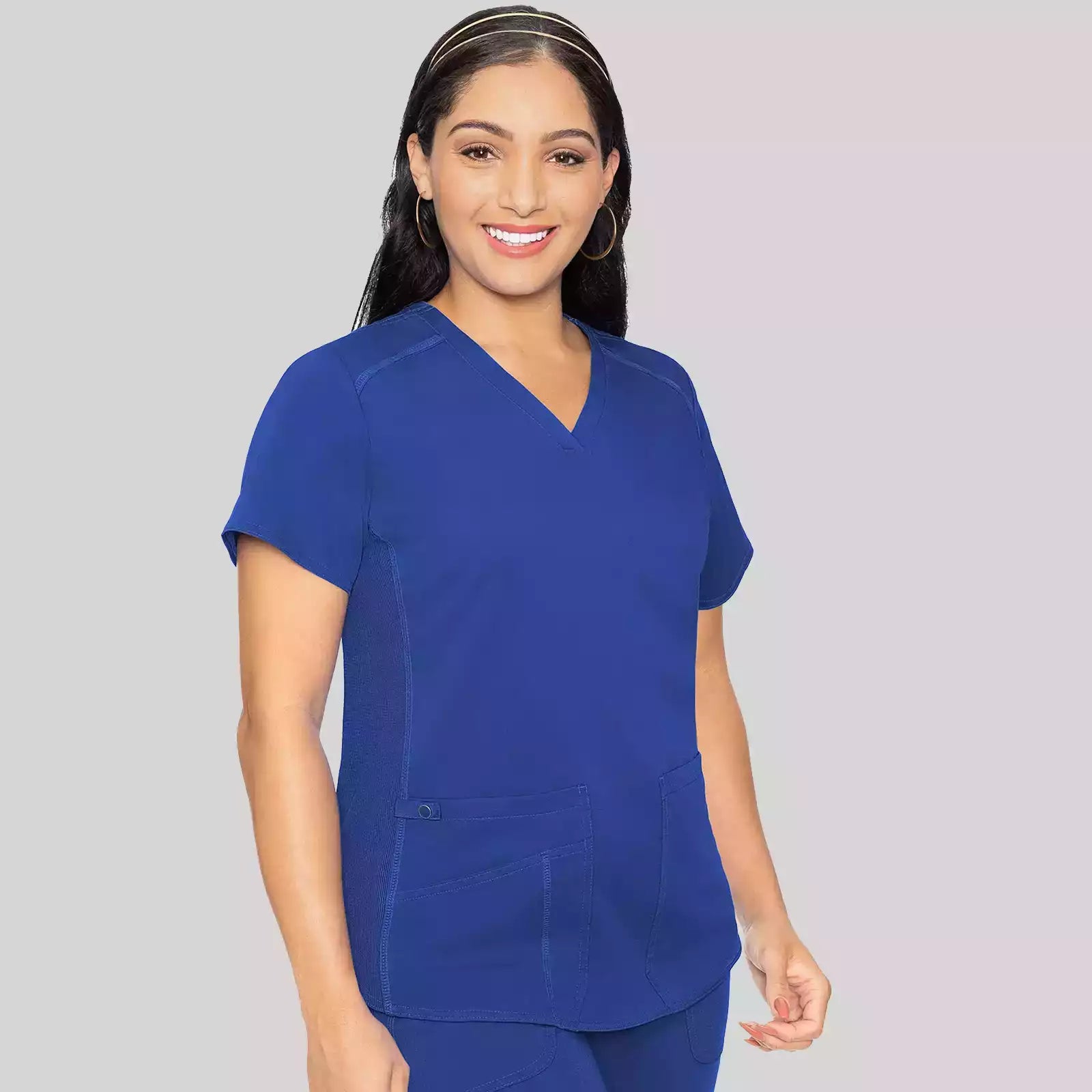 V-Neck Shirttail Top | MC7459