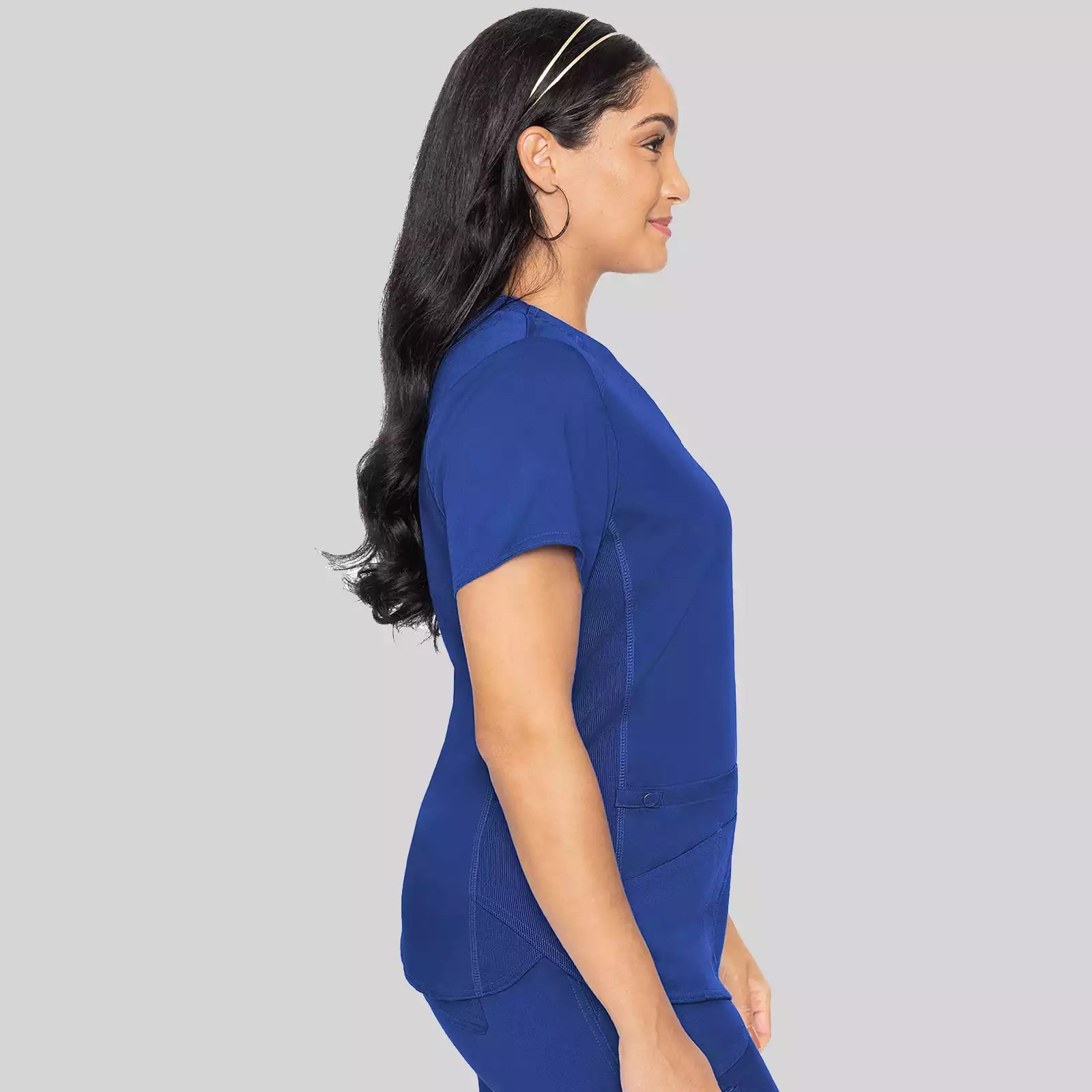 V-Neck Shirttail Top | MC7459
