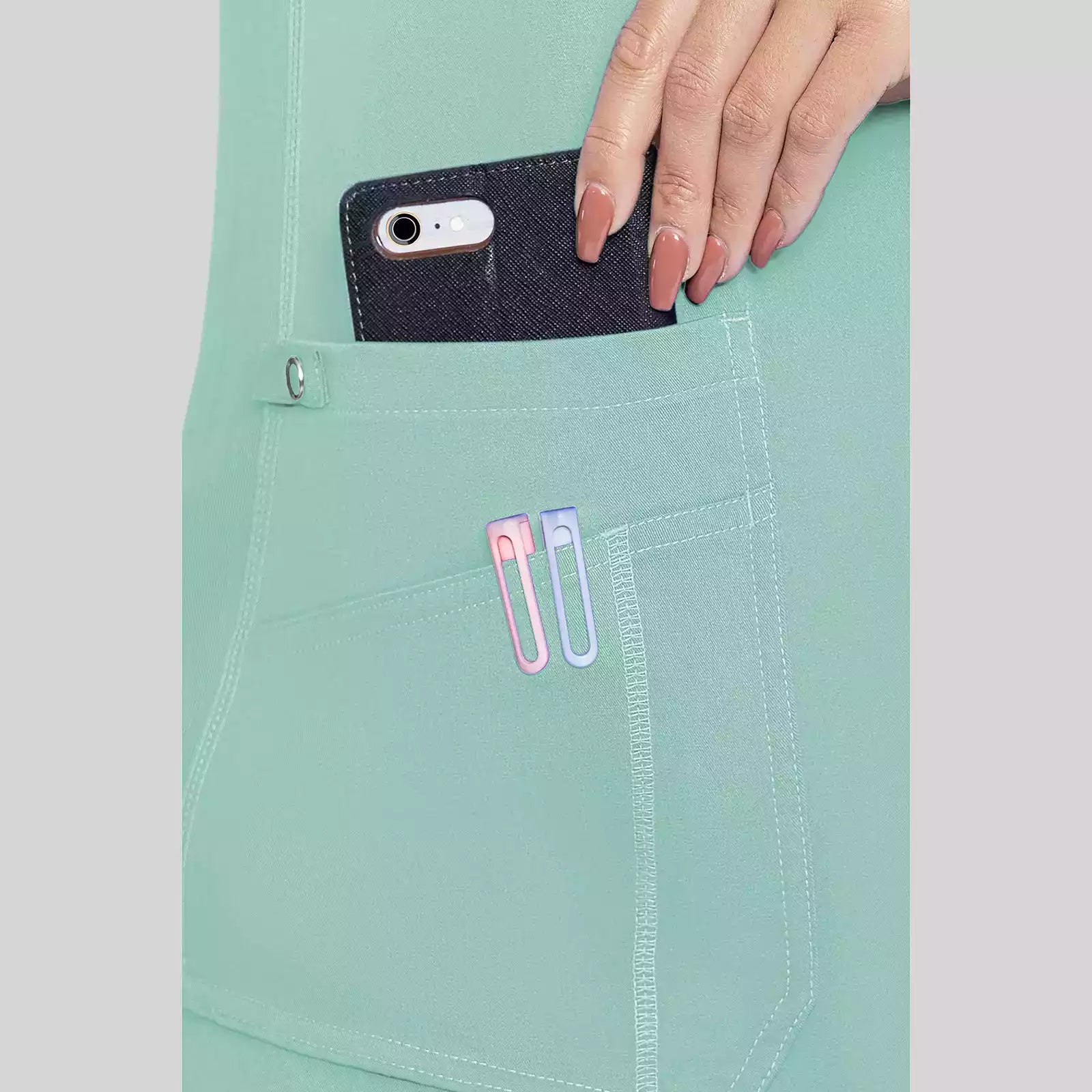 V-Neck Shirttail Top | MC7459