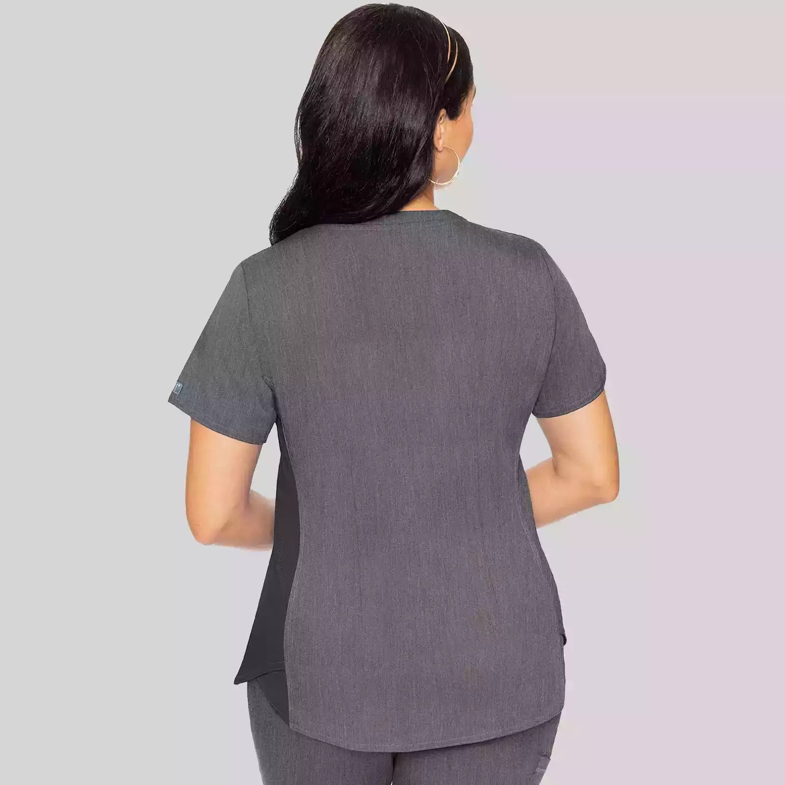 V-Neck Shirttail Top | MC7459