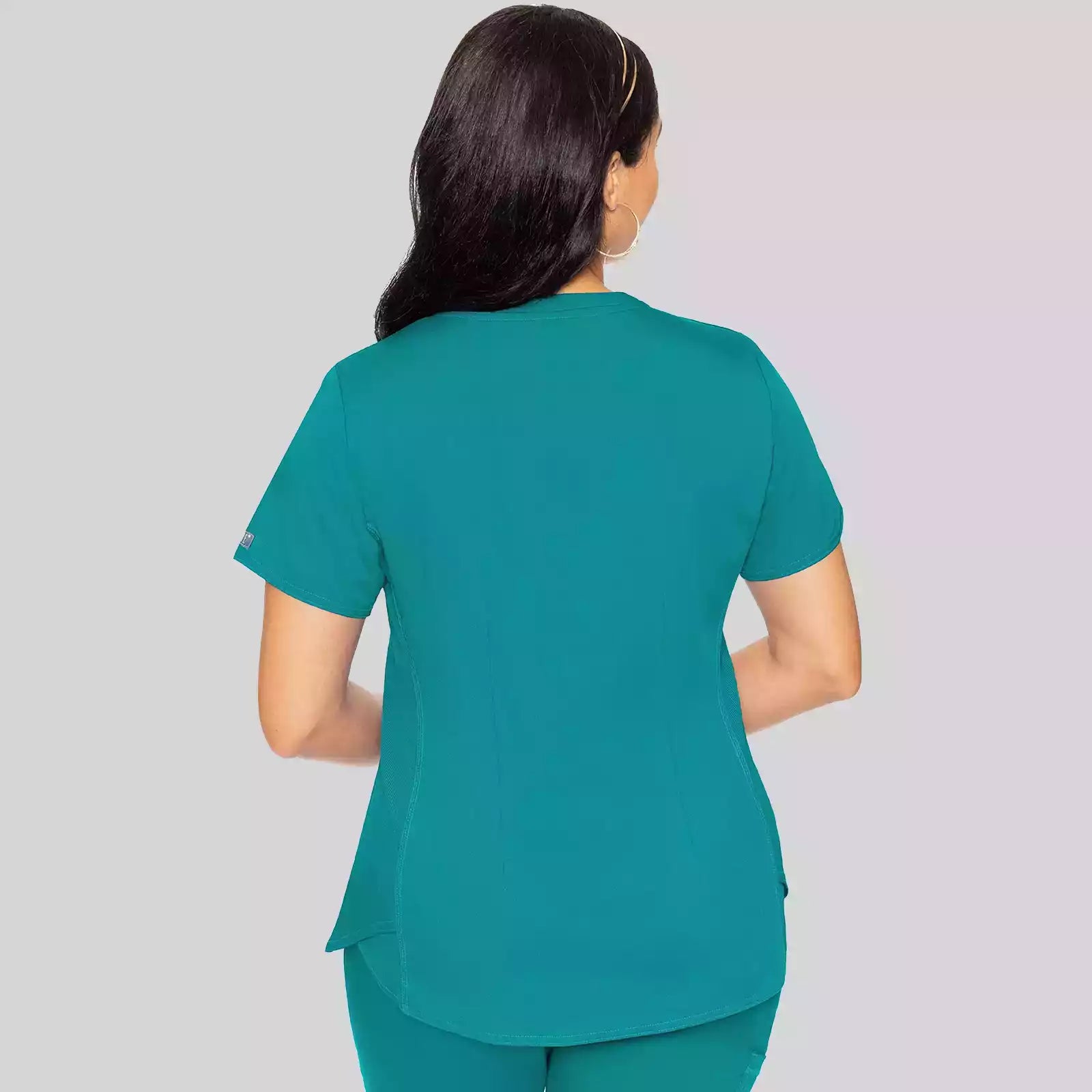 V-Neck Shirttail Top | MC7459