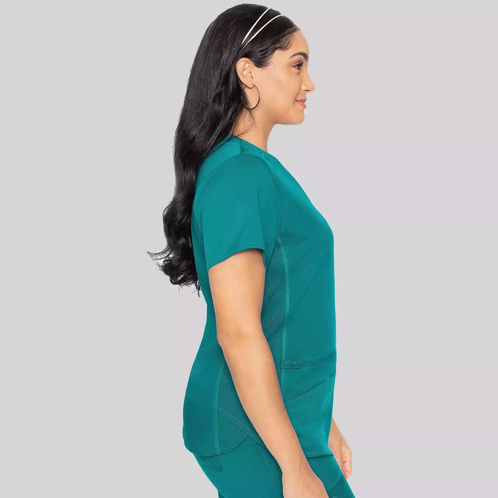 V-Neck Shirttail Top | MC7459