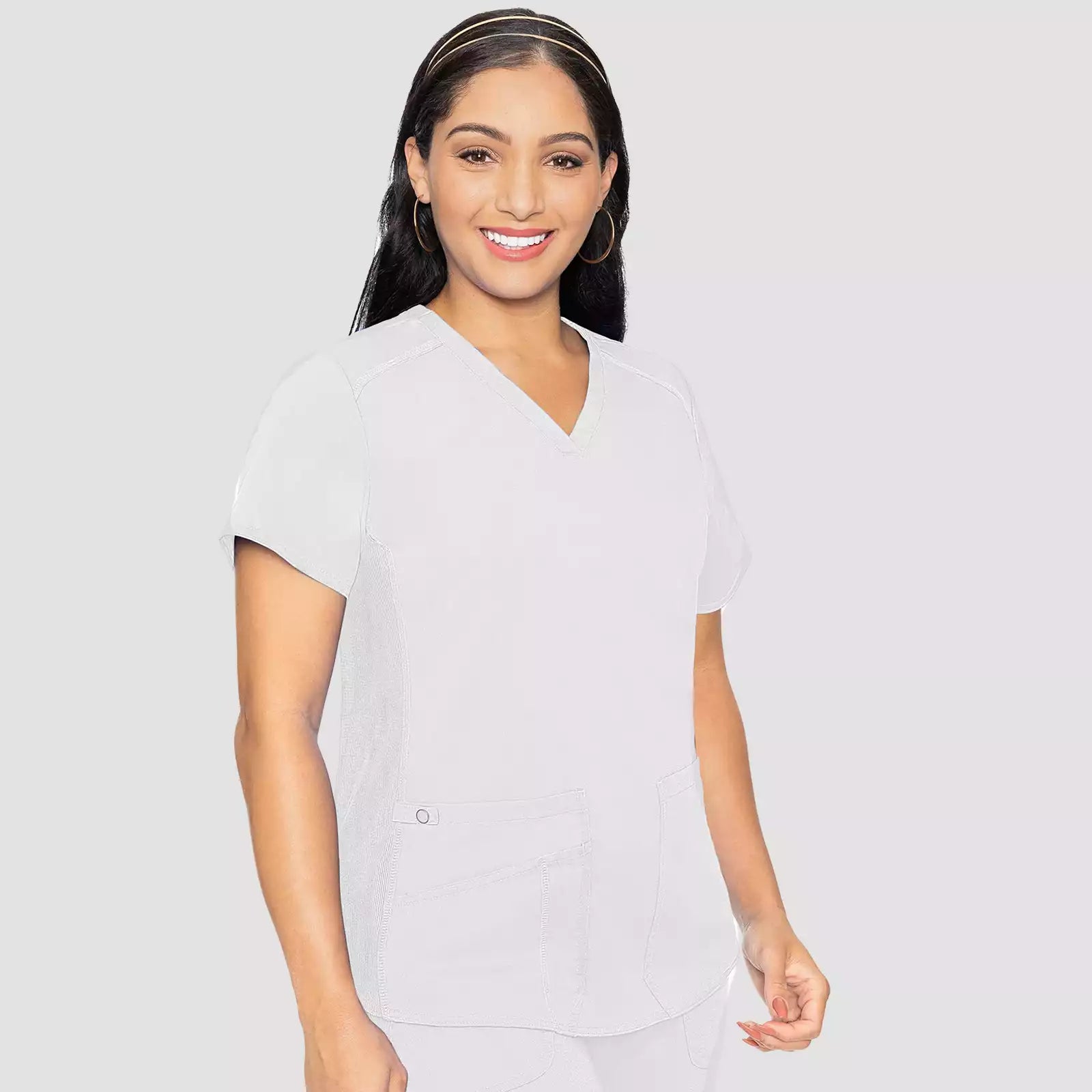 V-Neck Shirttail Top | MC7459