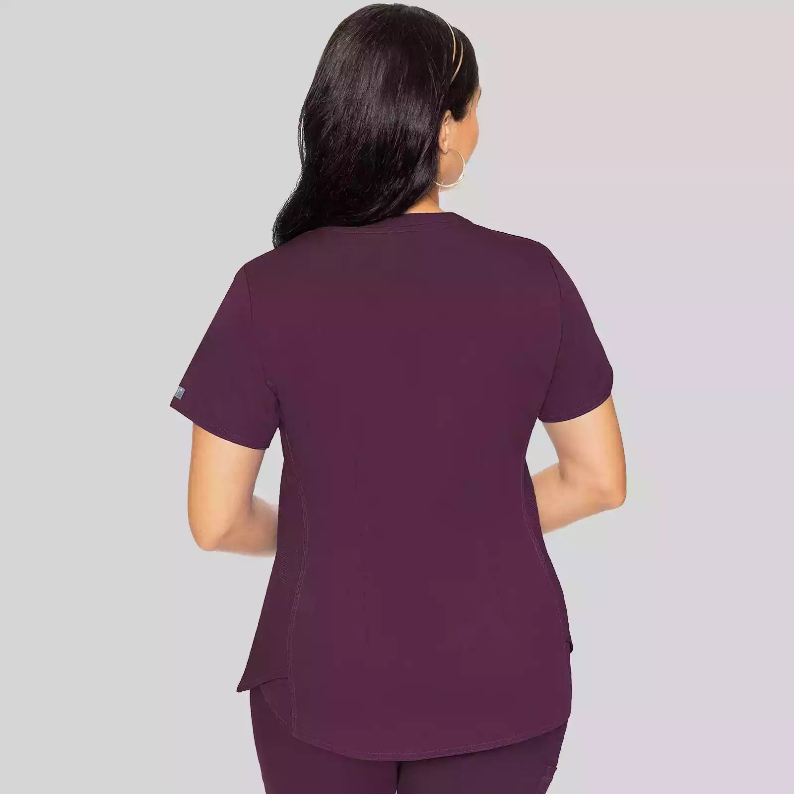 V-Neck Shirttail Top | MC7459