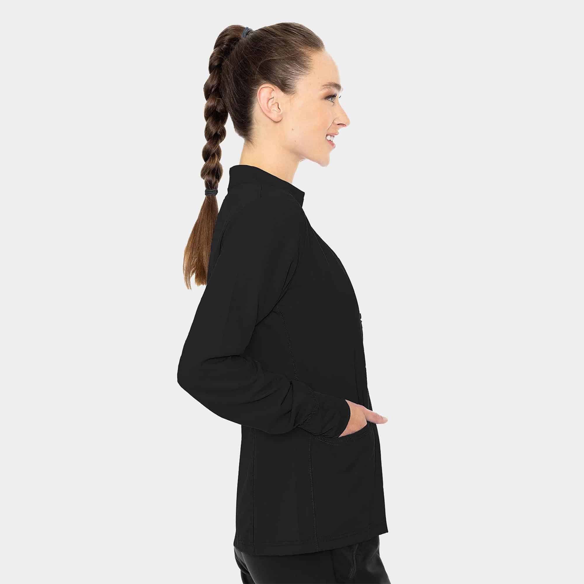 MC Insight Zip Front Warm-Up With Shoulder Yokes | MC2660