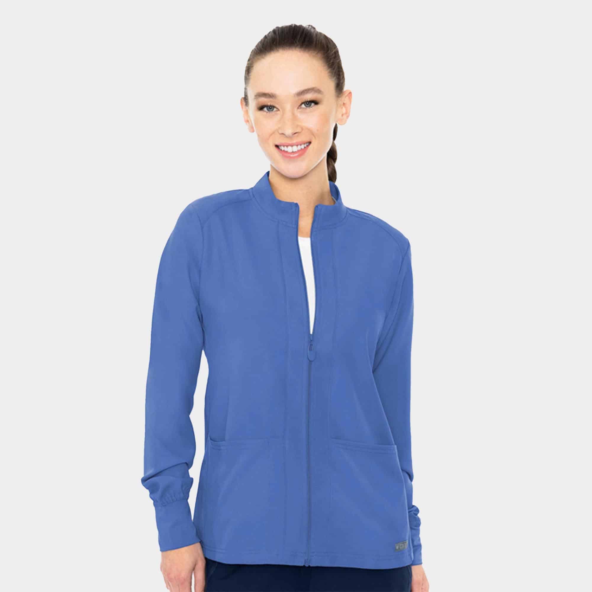 MC Insight Zip Front Warm-Up With Shoulder Yokes | MC2660