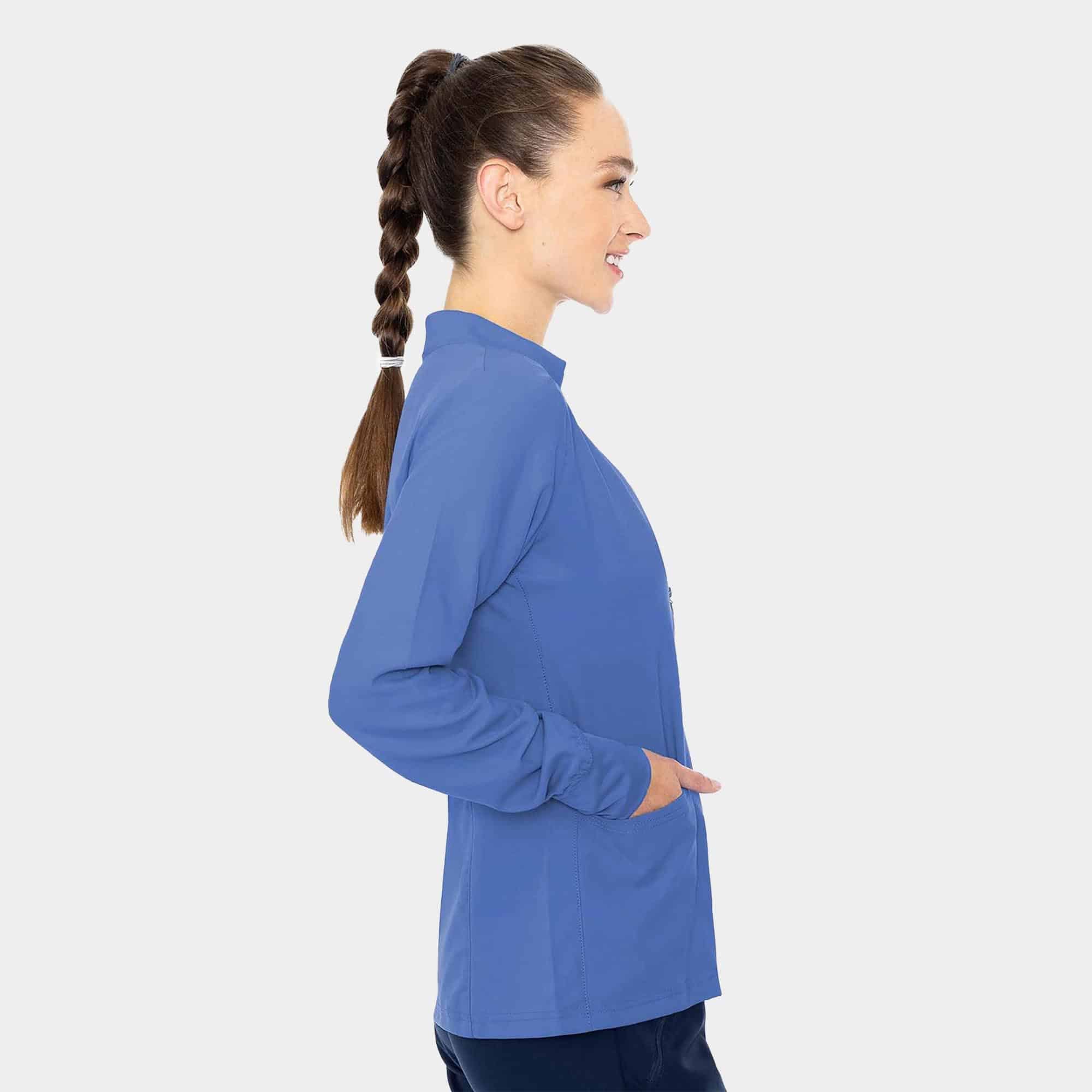MC Insight Zip Front Warm-Up With Shoulder Yokes | MC2660