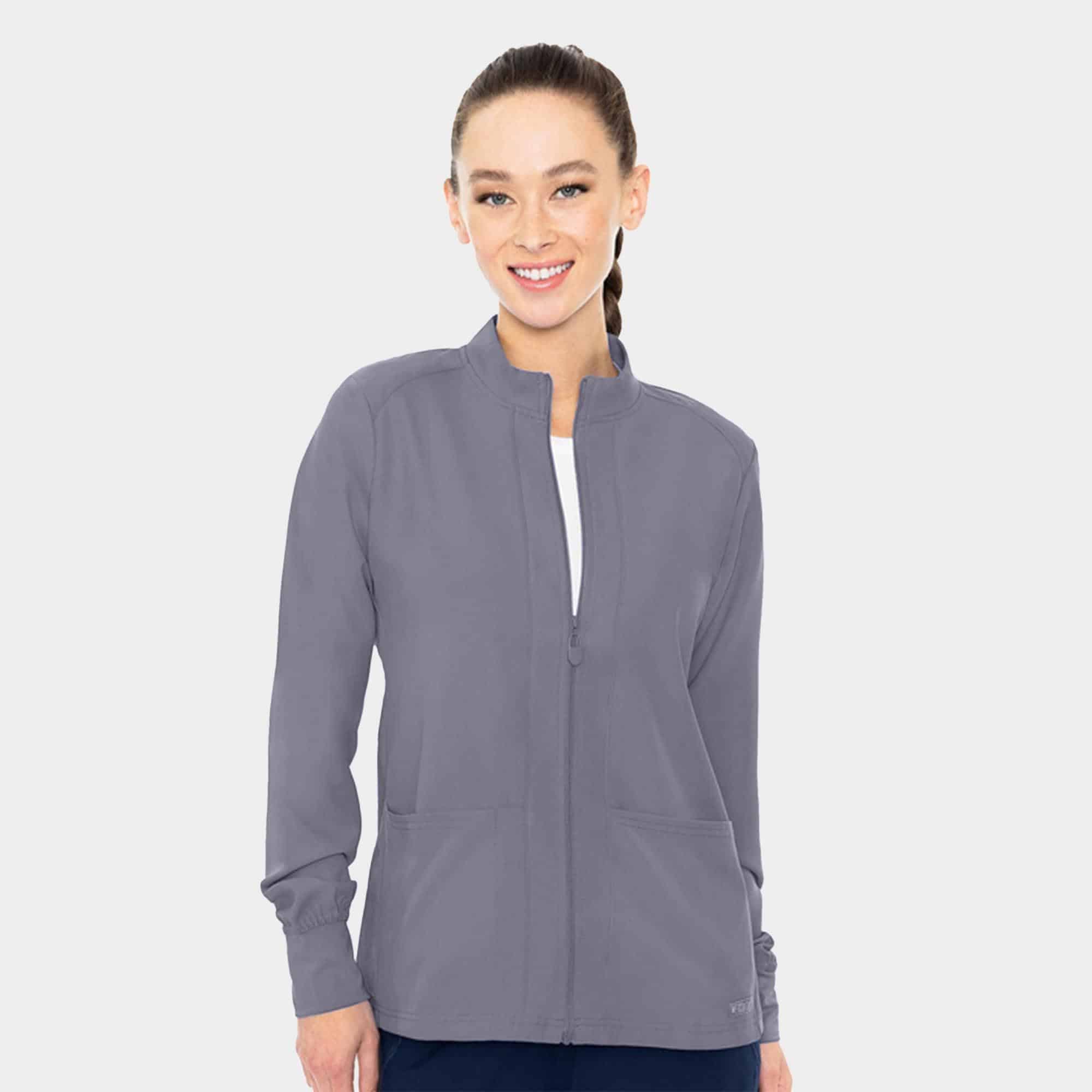MC Insight Zip Front Warm-Up With Shoulder Yokes | MC2660