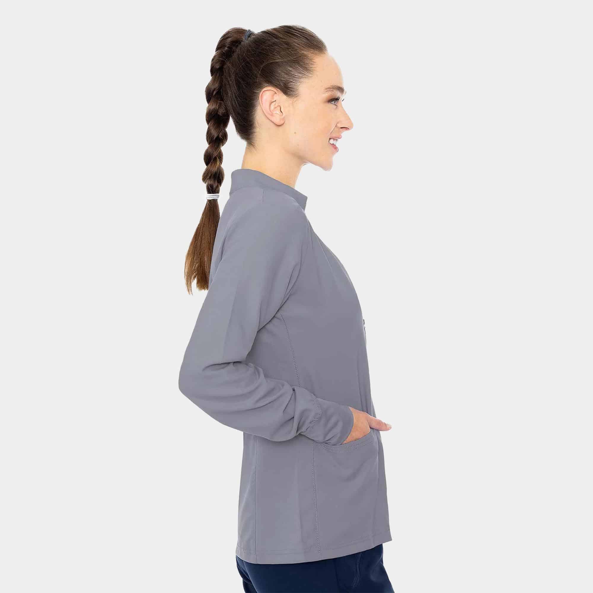 MC Insight Zip Front Warm-Up With Shoulder Yokes | MC2660