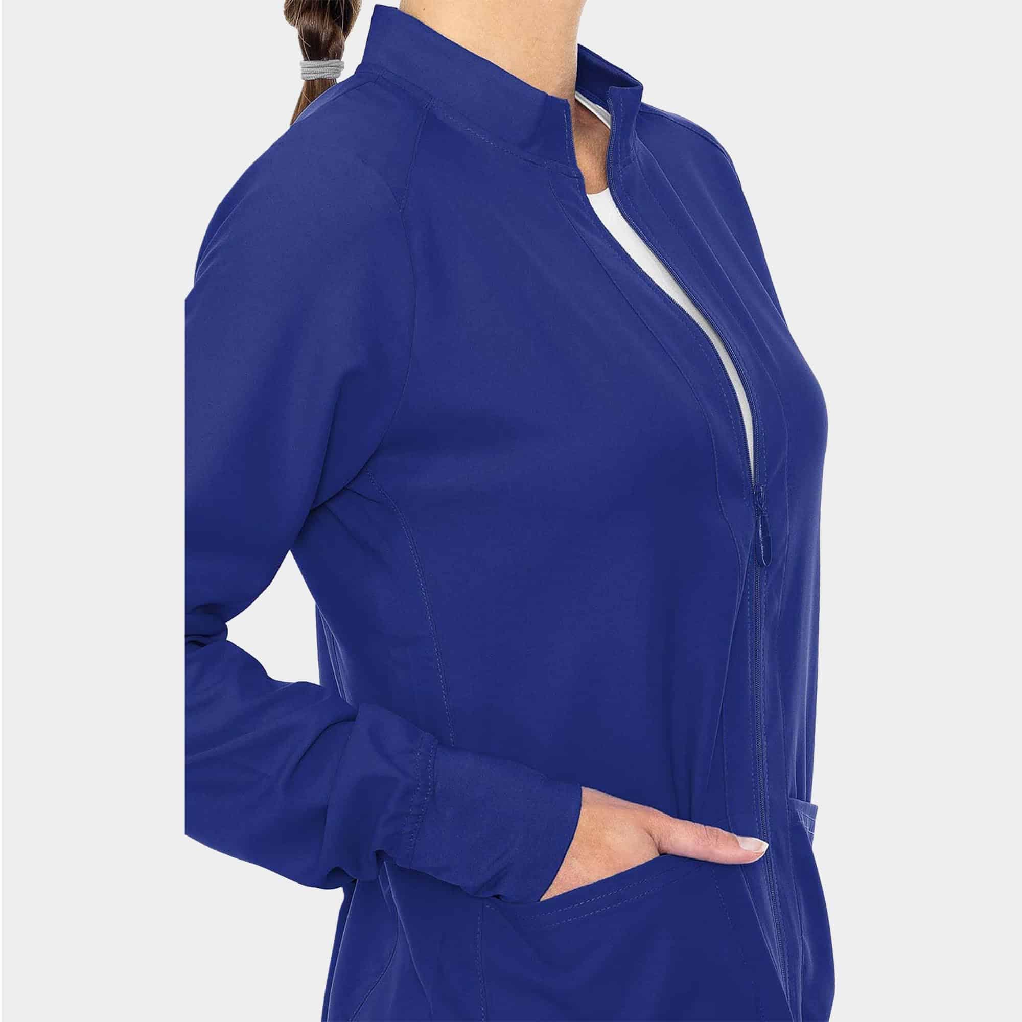 MC Insight Zip Front Warm-Up With Shoulder Yokes | MC2660