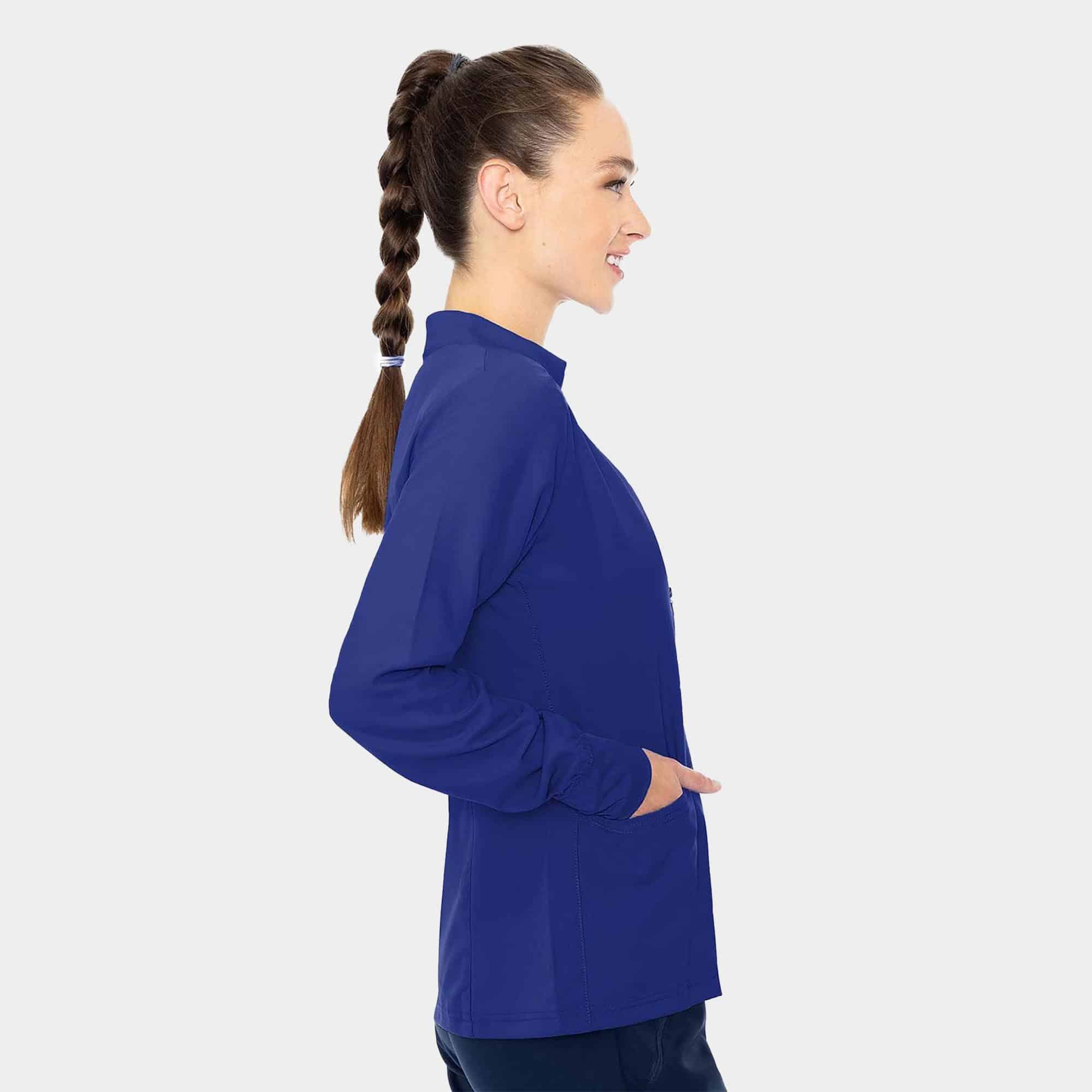 MC Insight Zip Front Warm-Up With Shoulder Yokes | MC2660