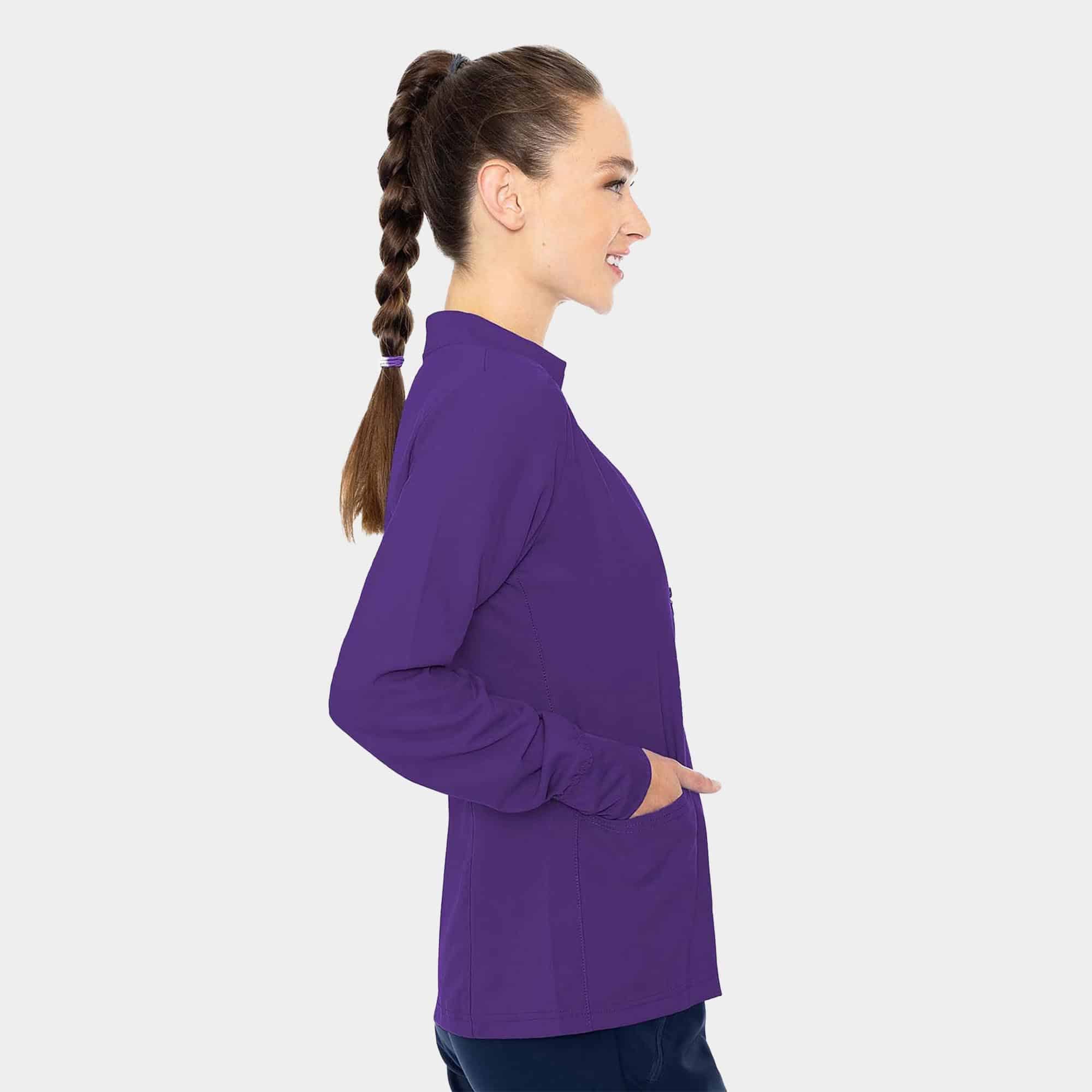 MC Insight Zip Front Warm-Up With Shoulder Yokes | MC2660